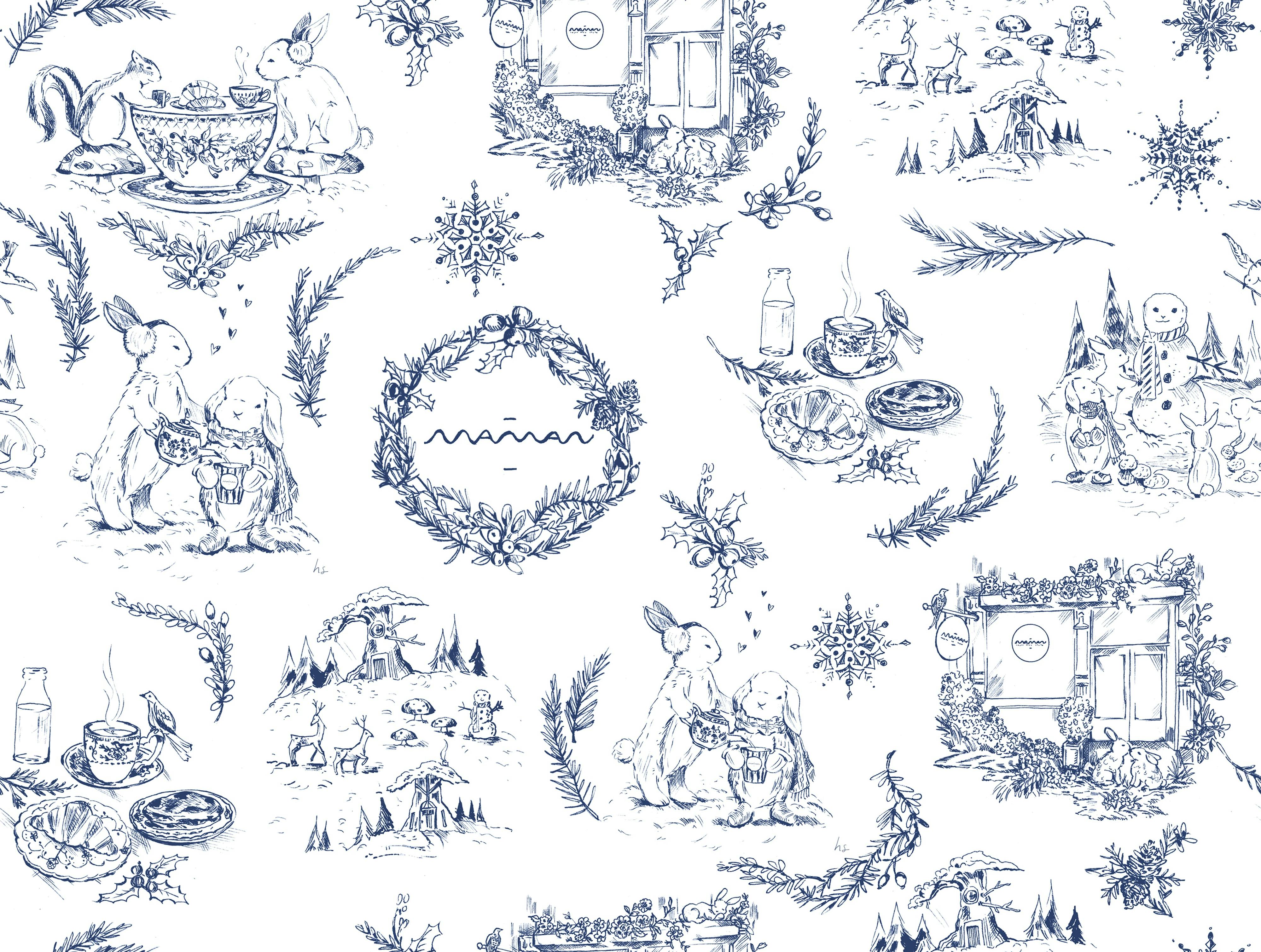 holiday toile