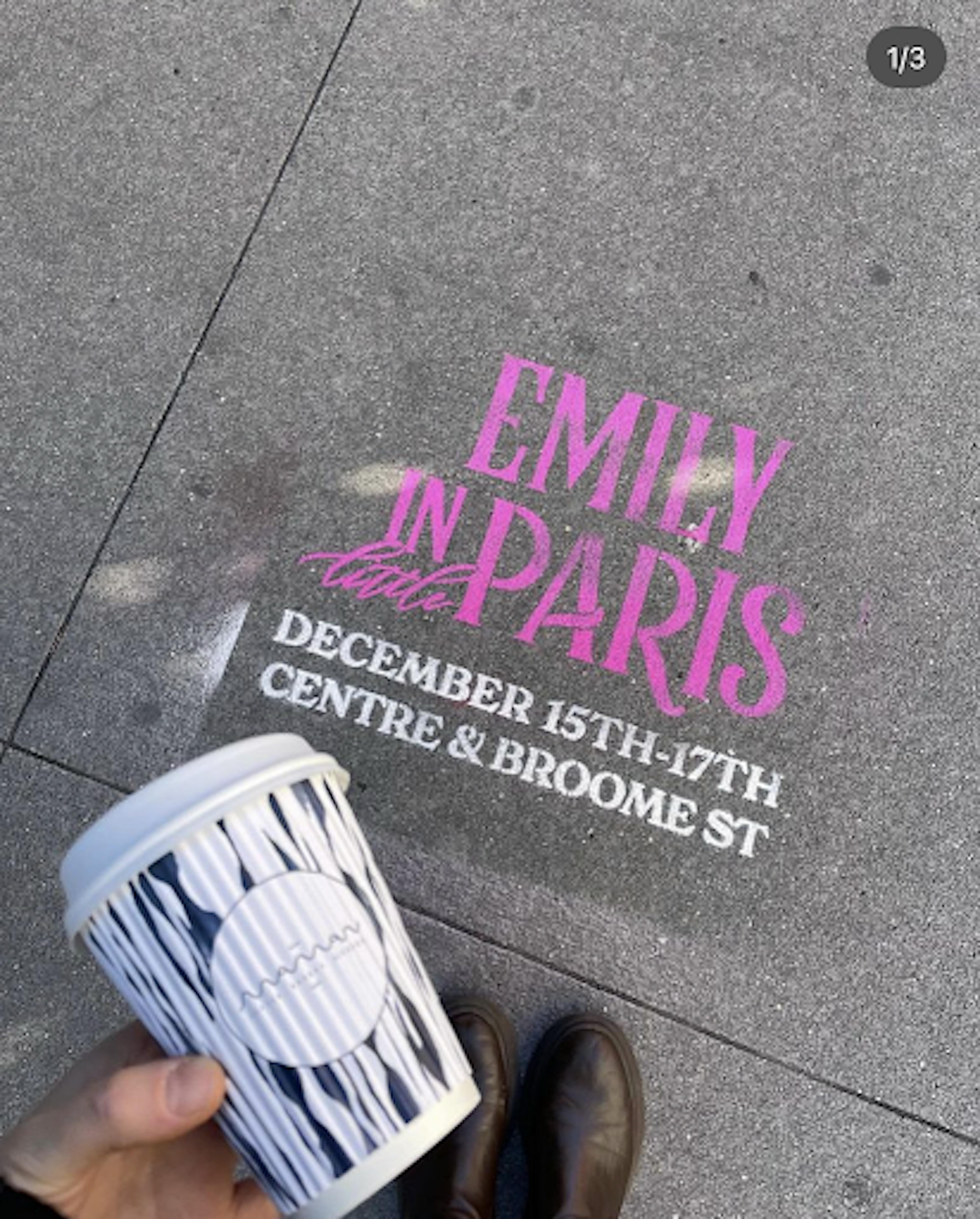 emily in paris popup in little paris