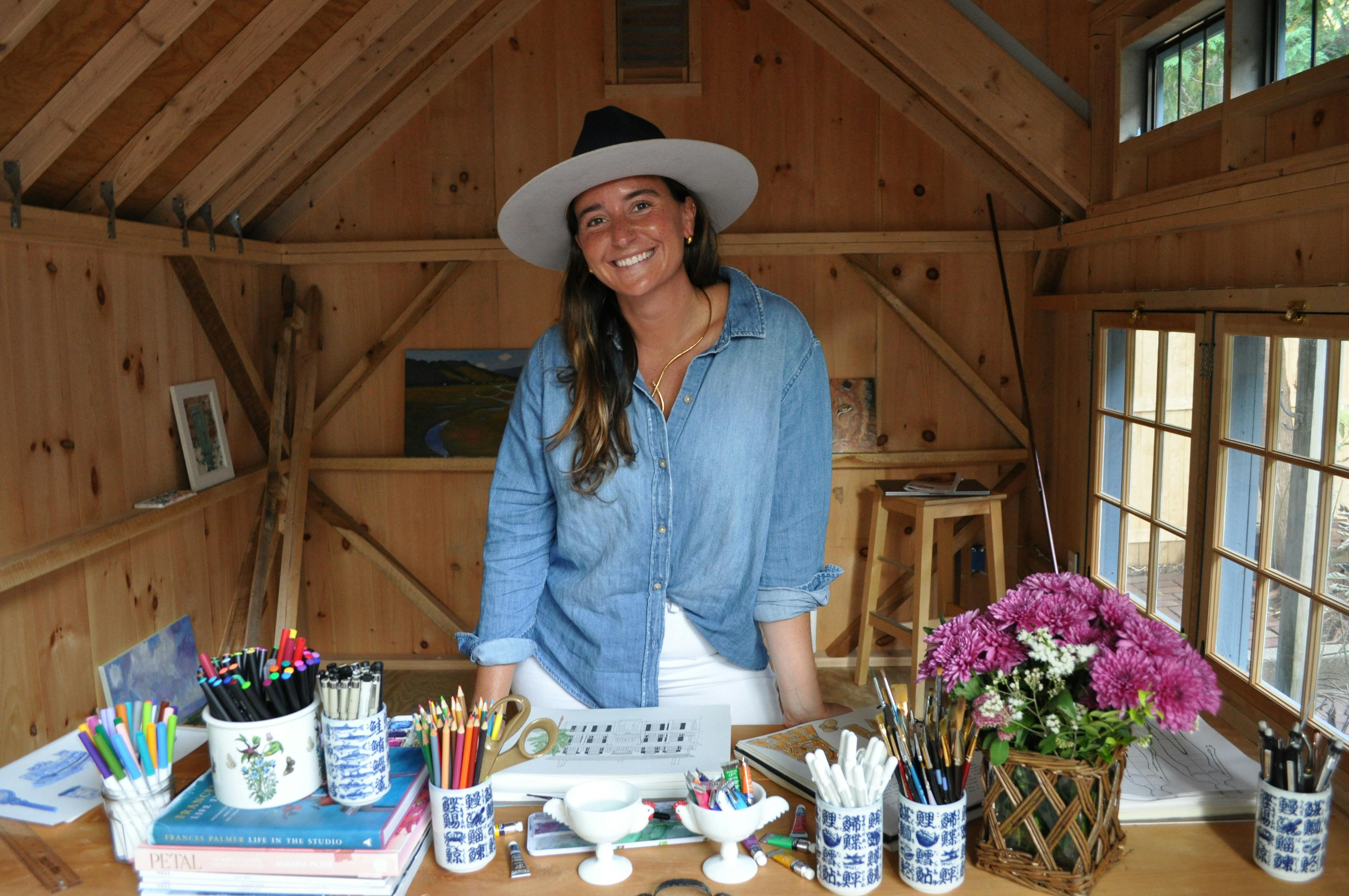 kate foley in her studio