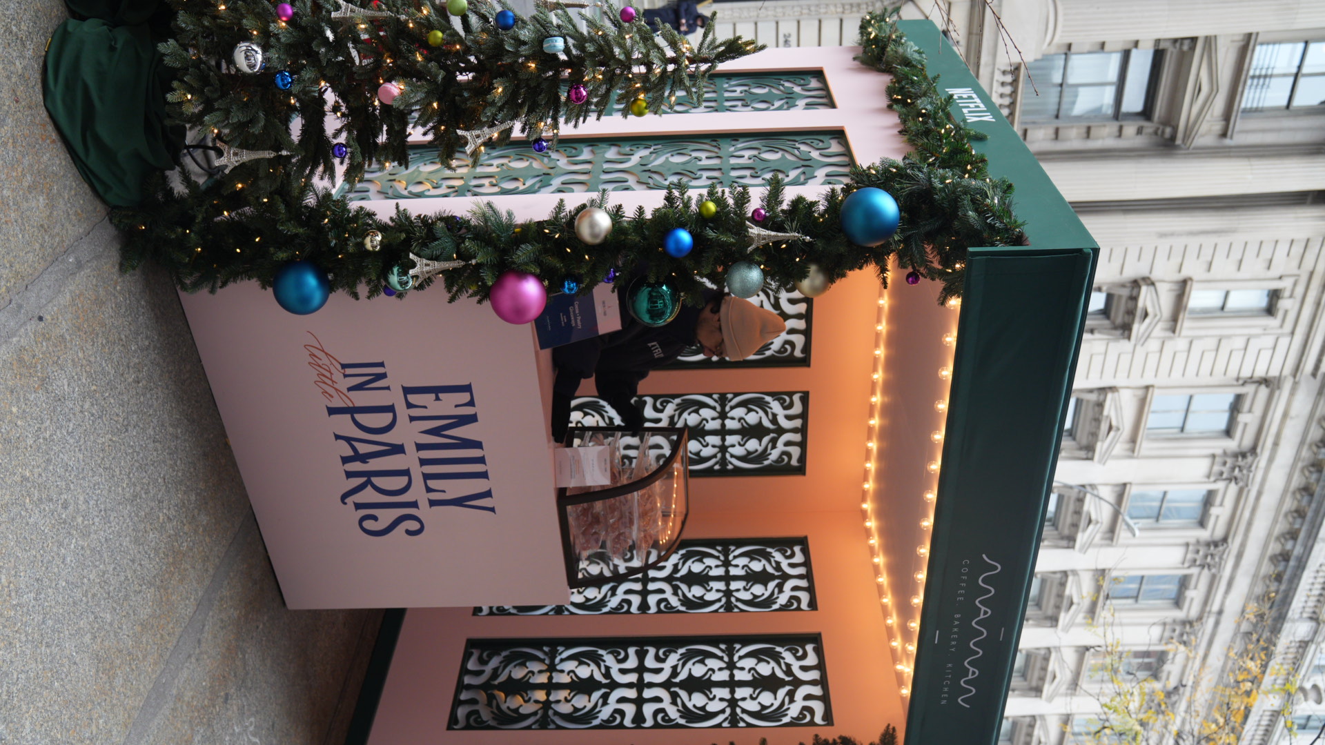 popup booth for Netflix's "emily in little paris" popup