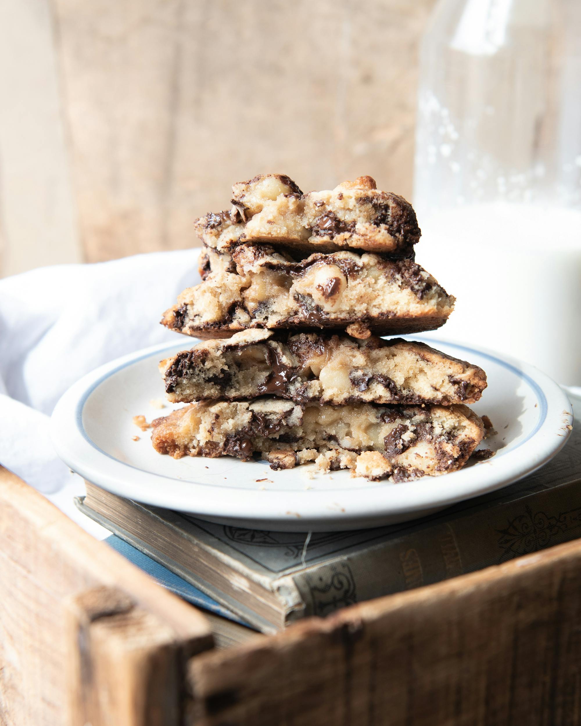 maman's nutty chocolate chip cookies