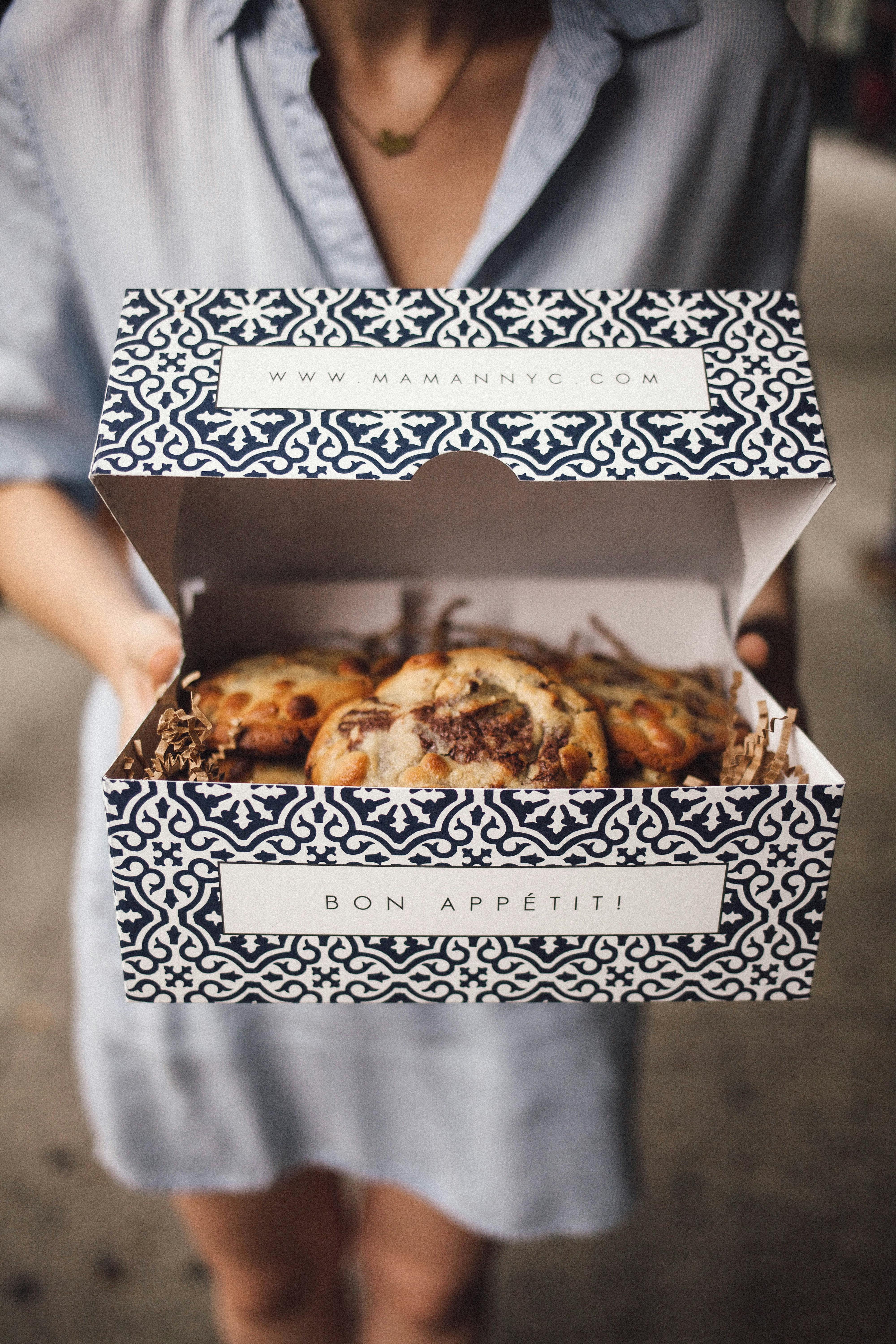 nutty chocolate chip cookies by maman box