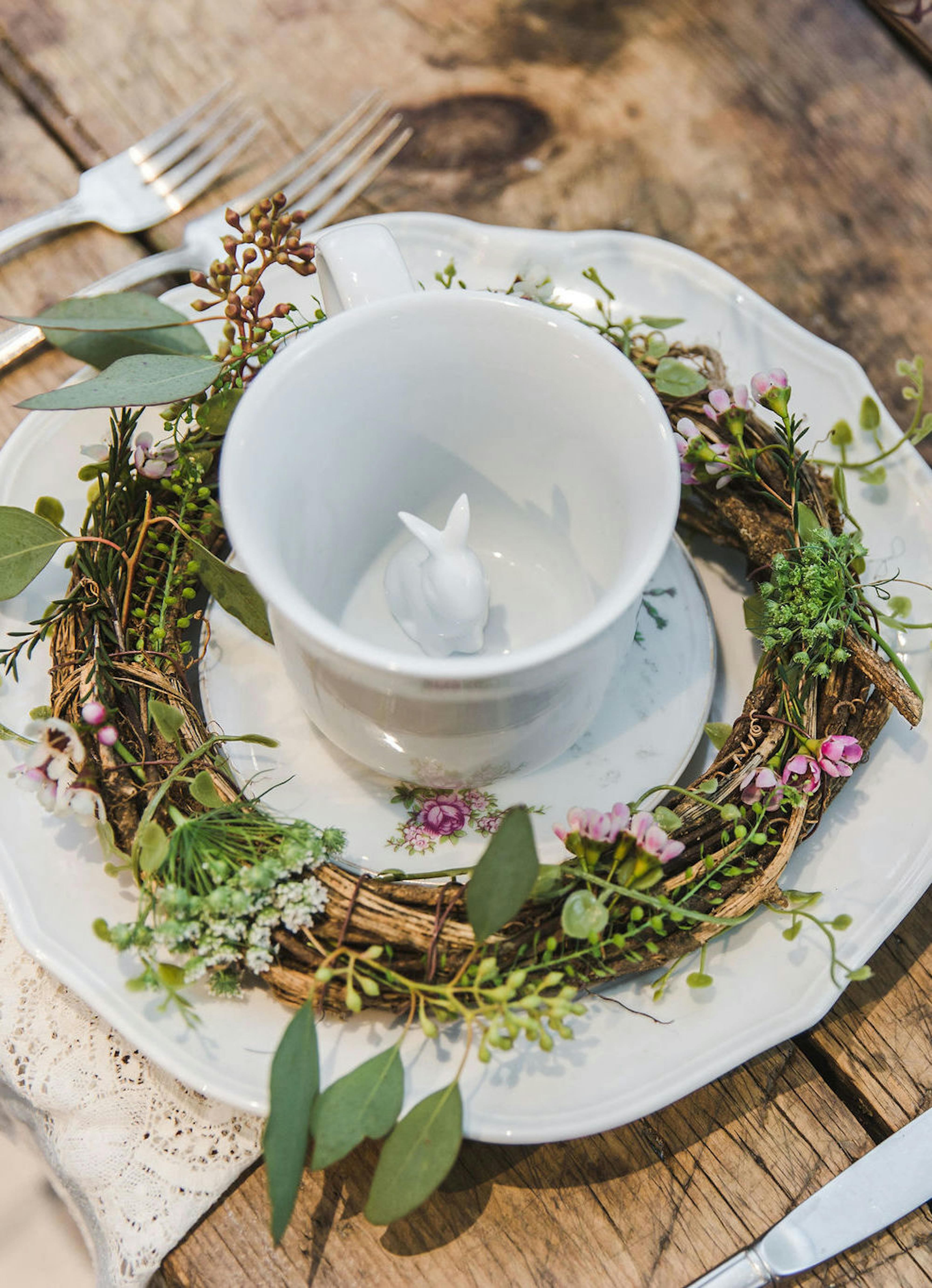 Hidden Bunny Mug & Easter Ornament