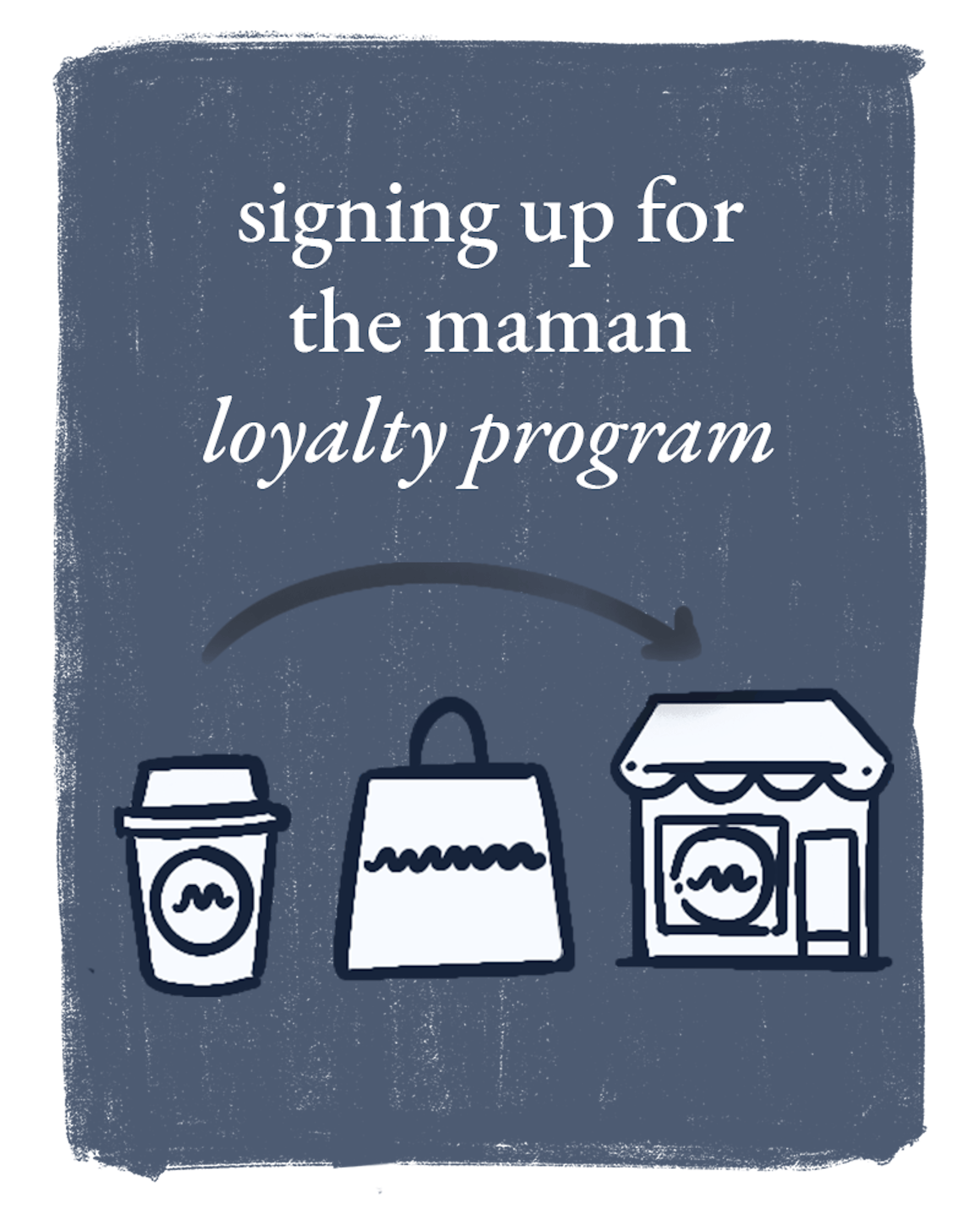 signing up for the maman loyalty program