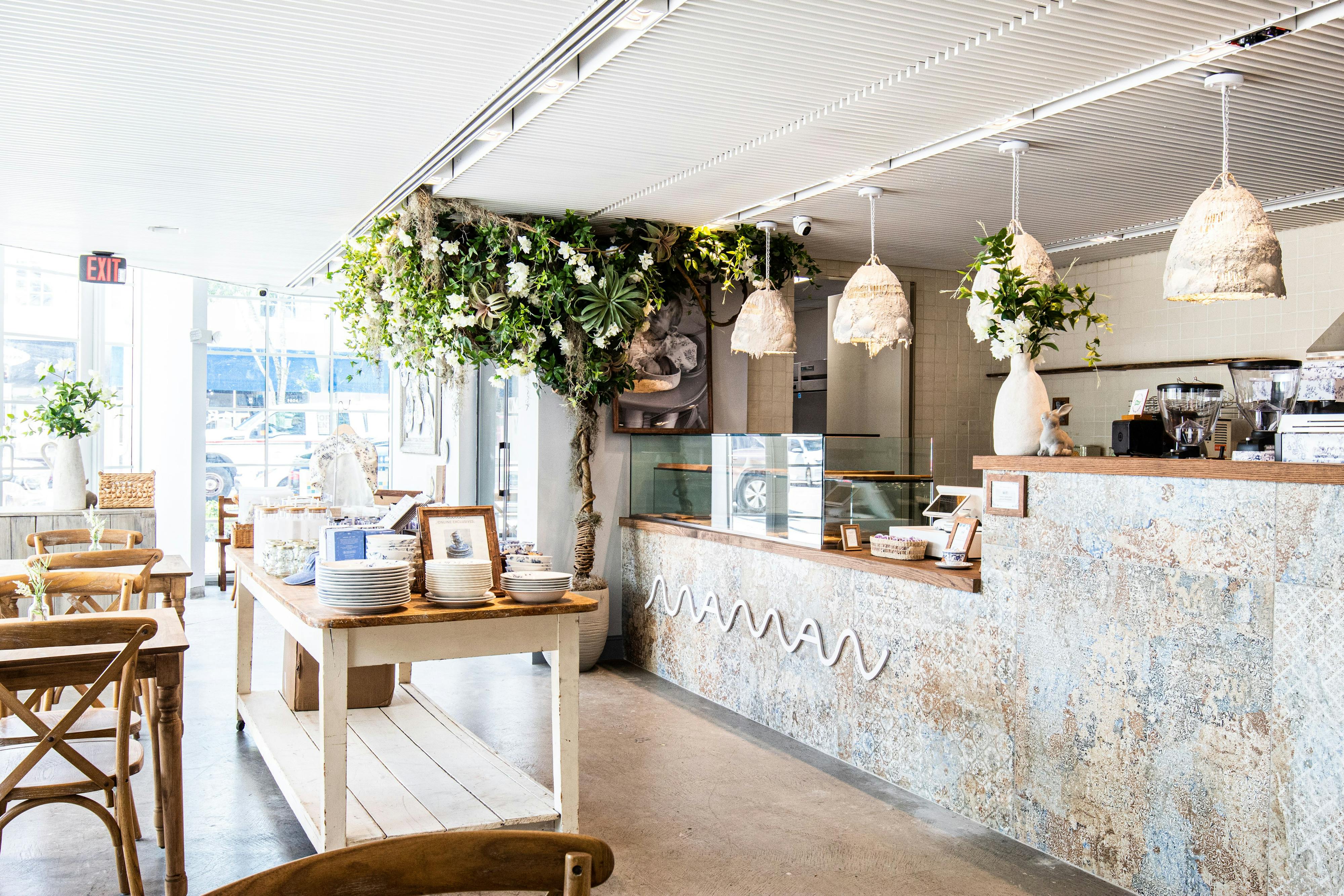 pastry counter inside of store