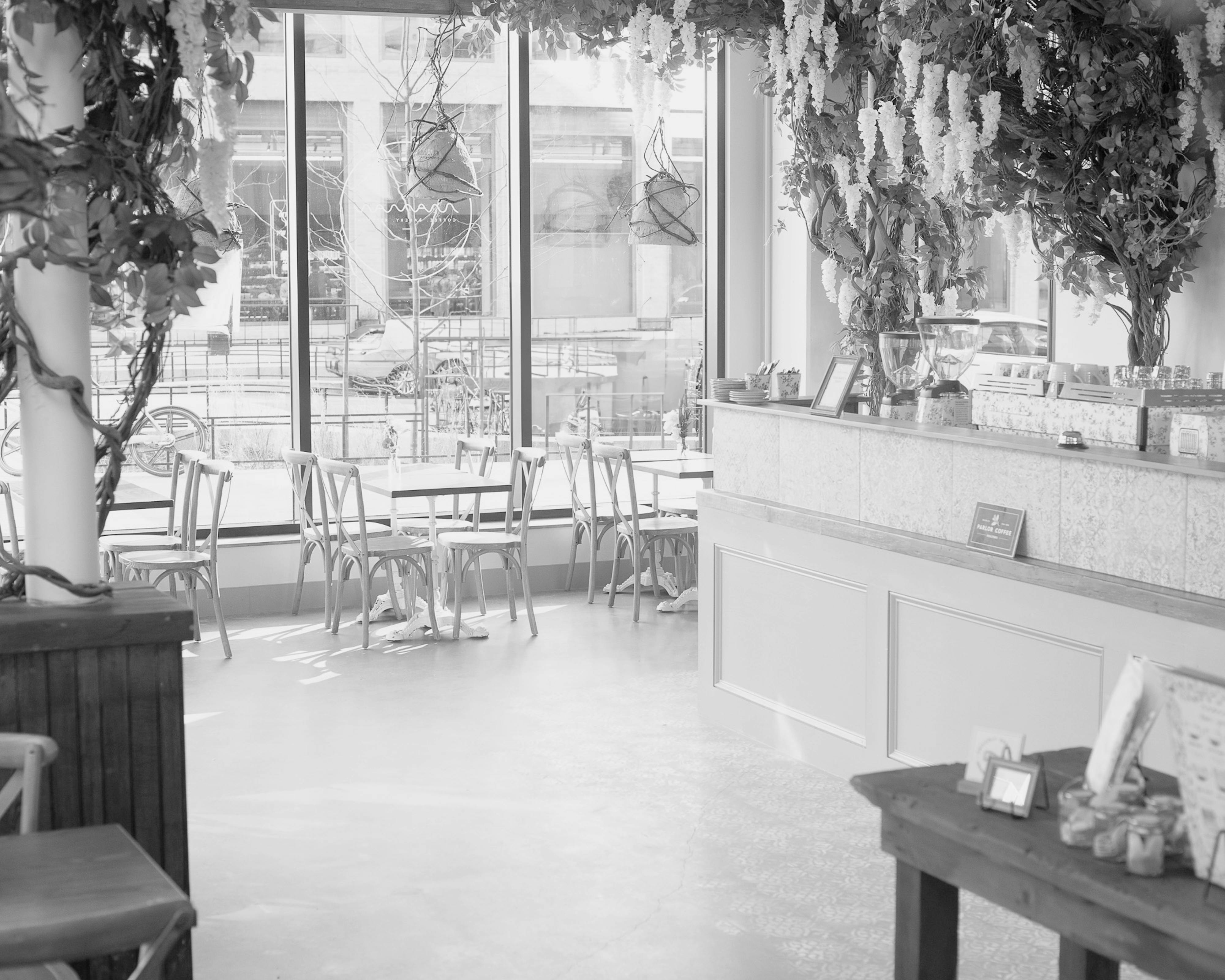 interior of navy yard café