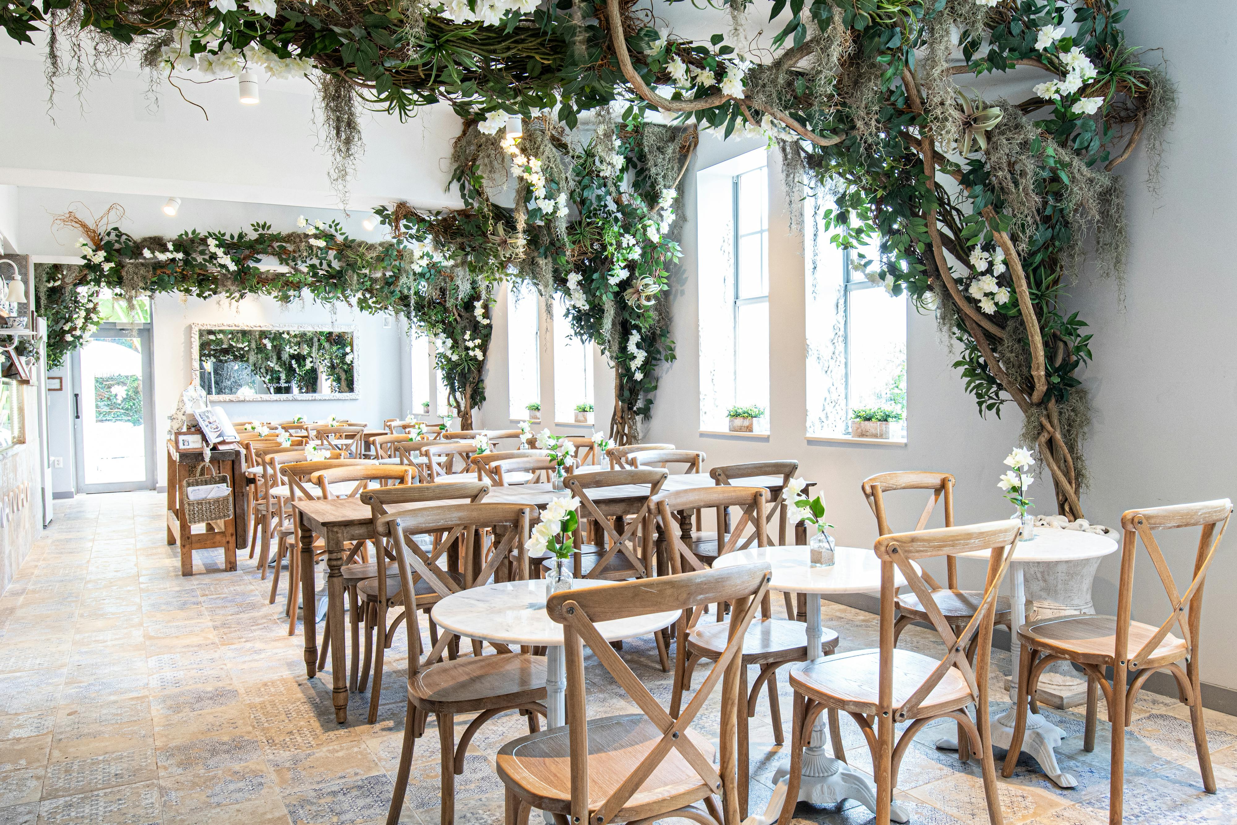 dining area with tables & chairs