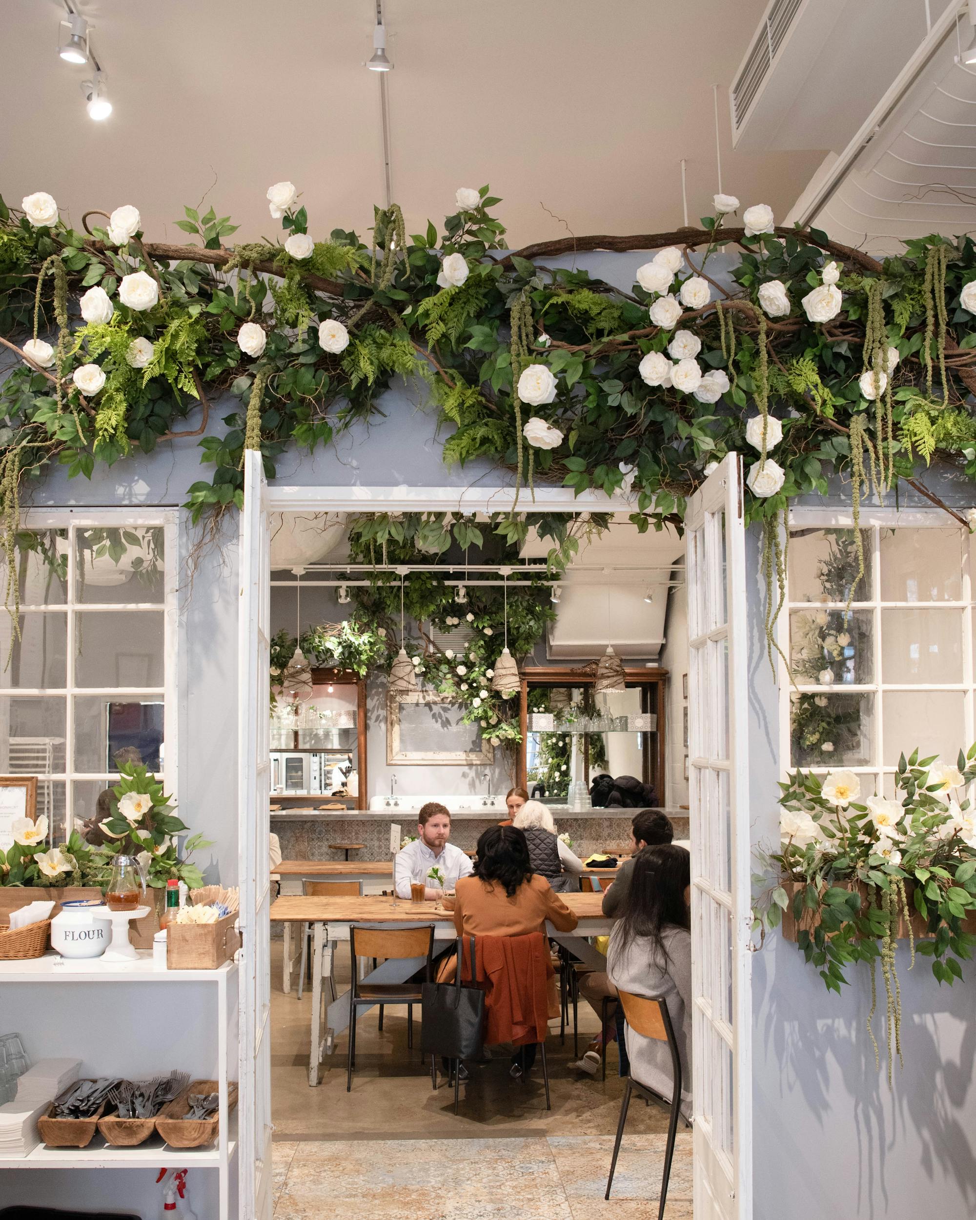 maman cobble hill event room entrance