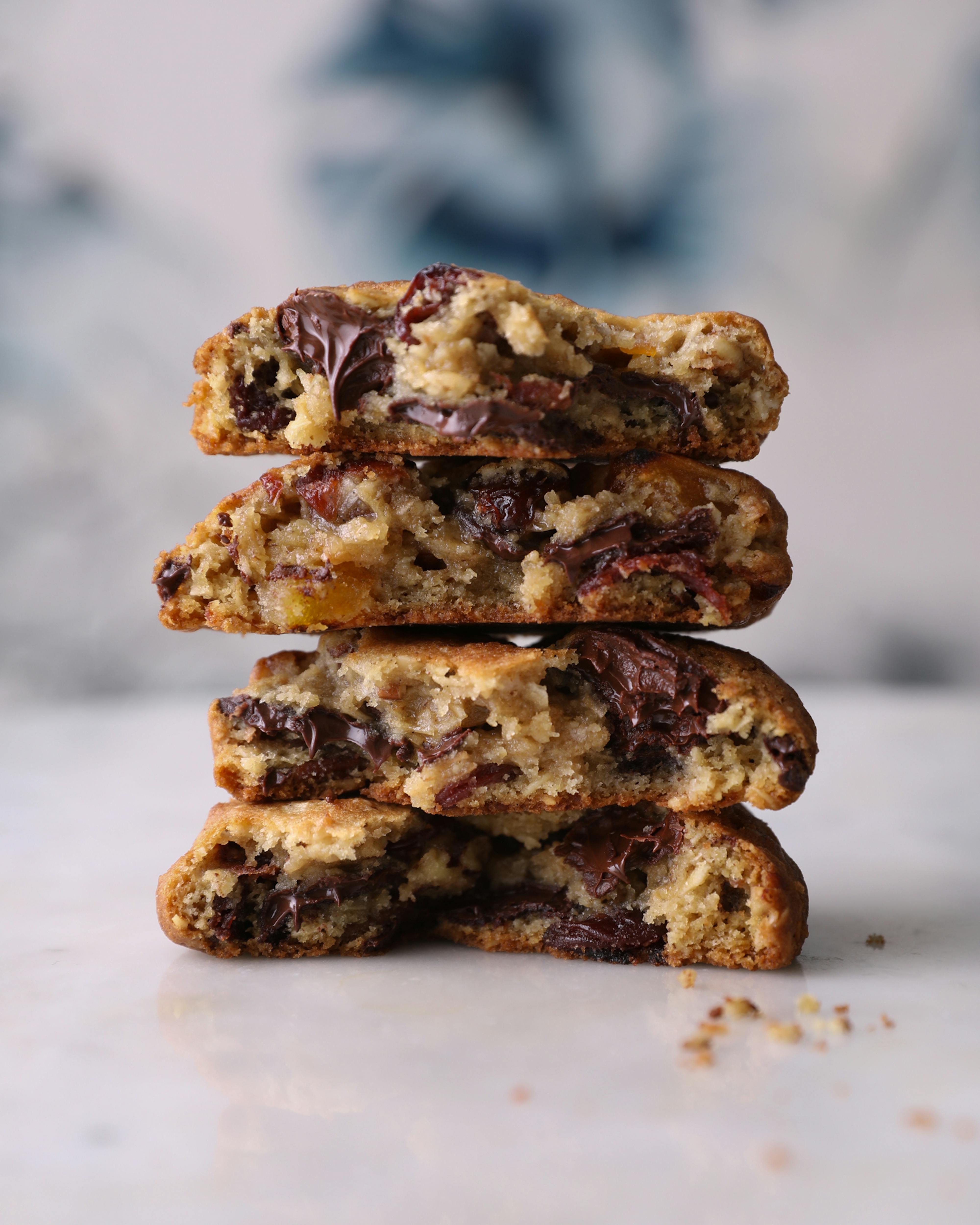 kitchen sink cookie stack