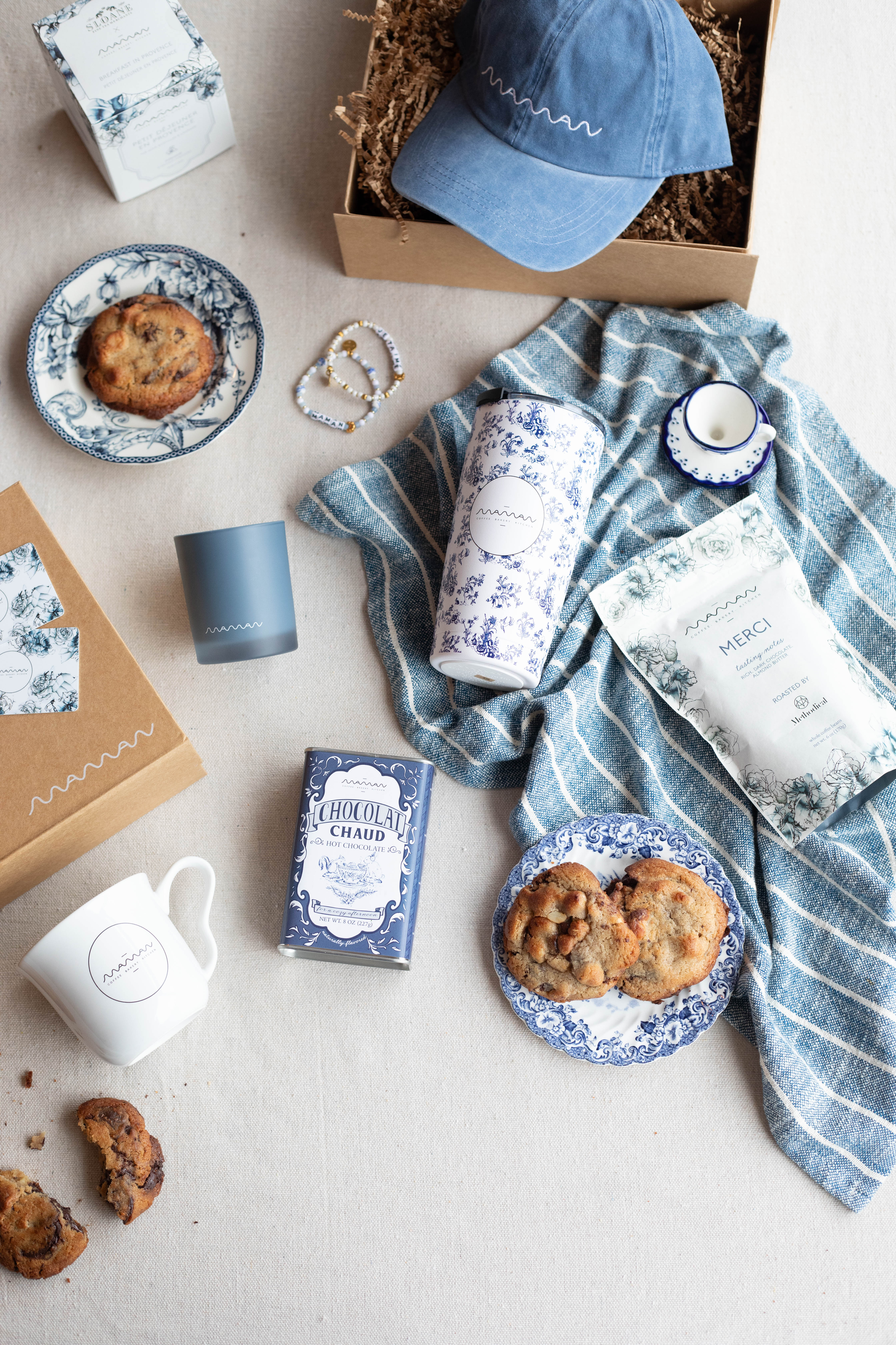  retail items on table