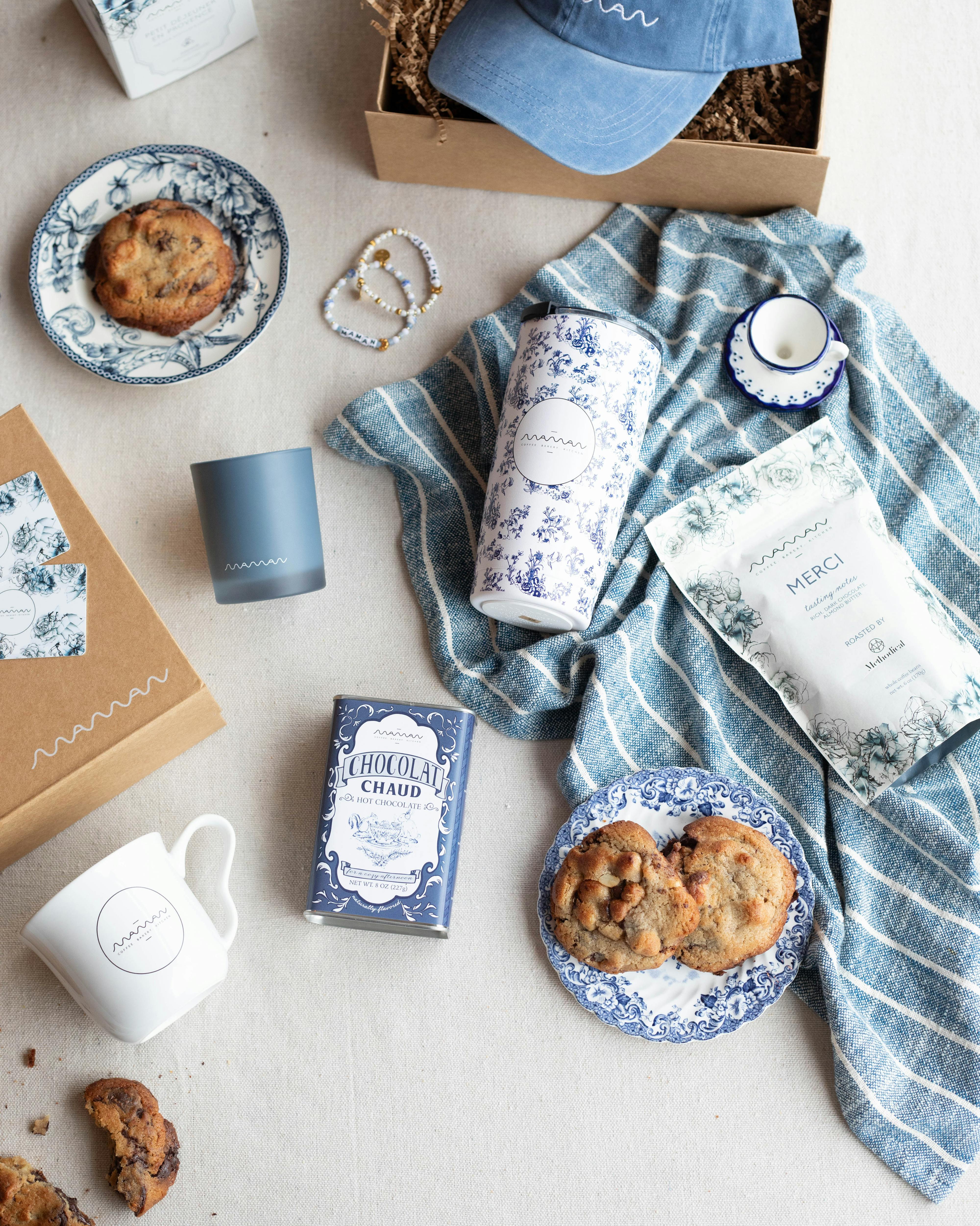 retail items on table