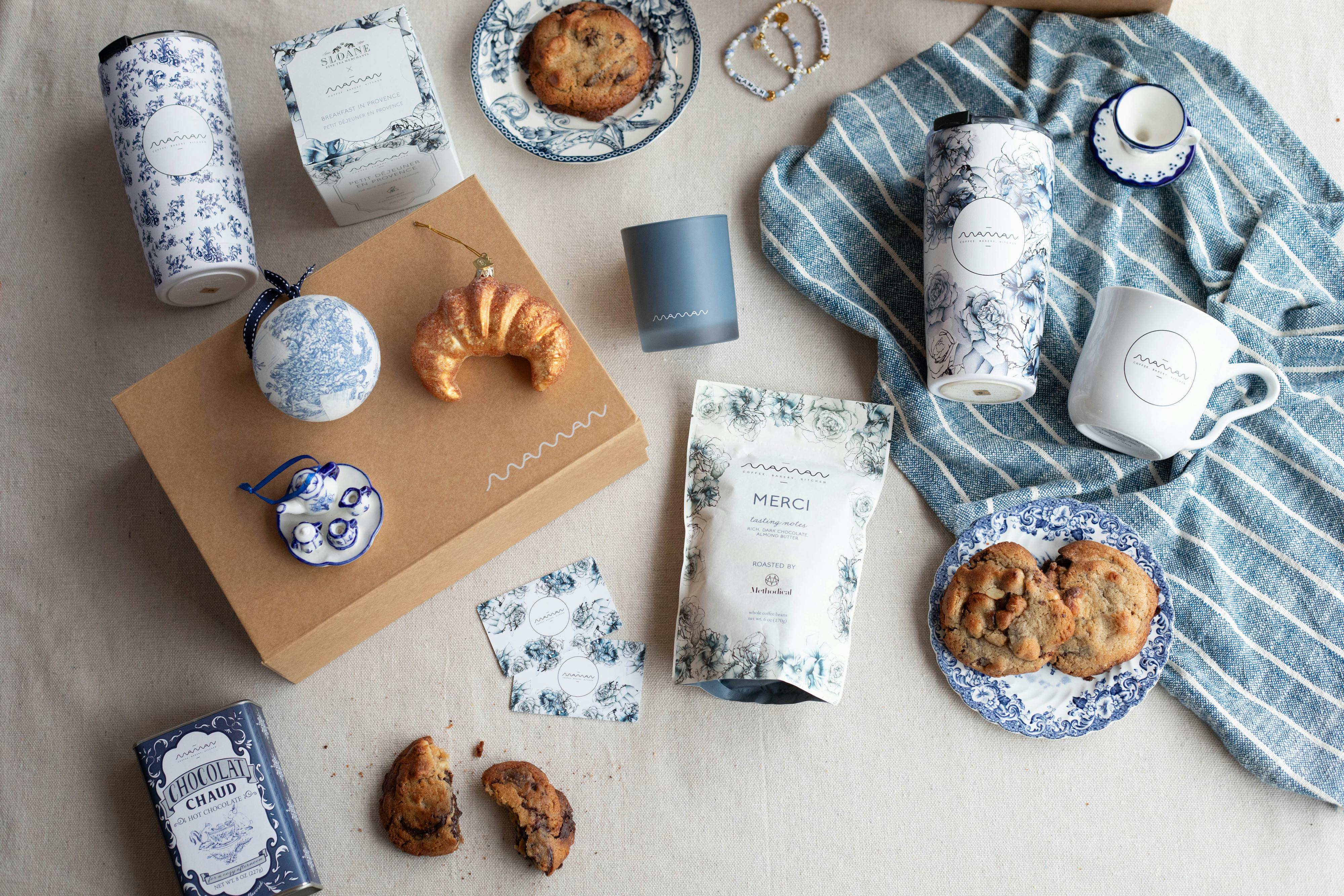 retail items laying on table