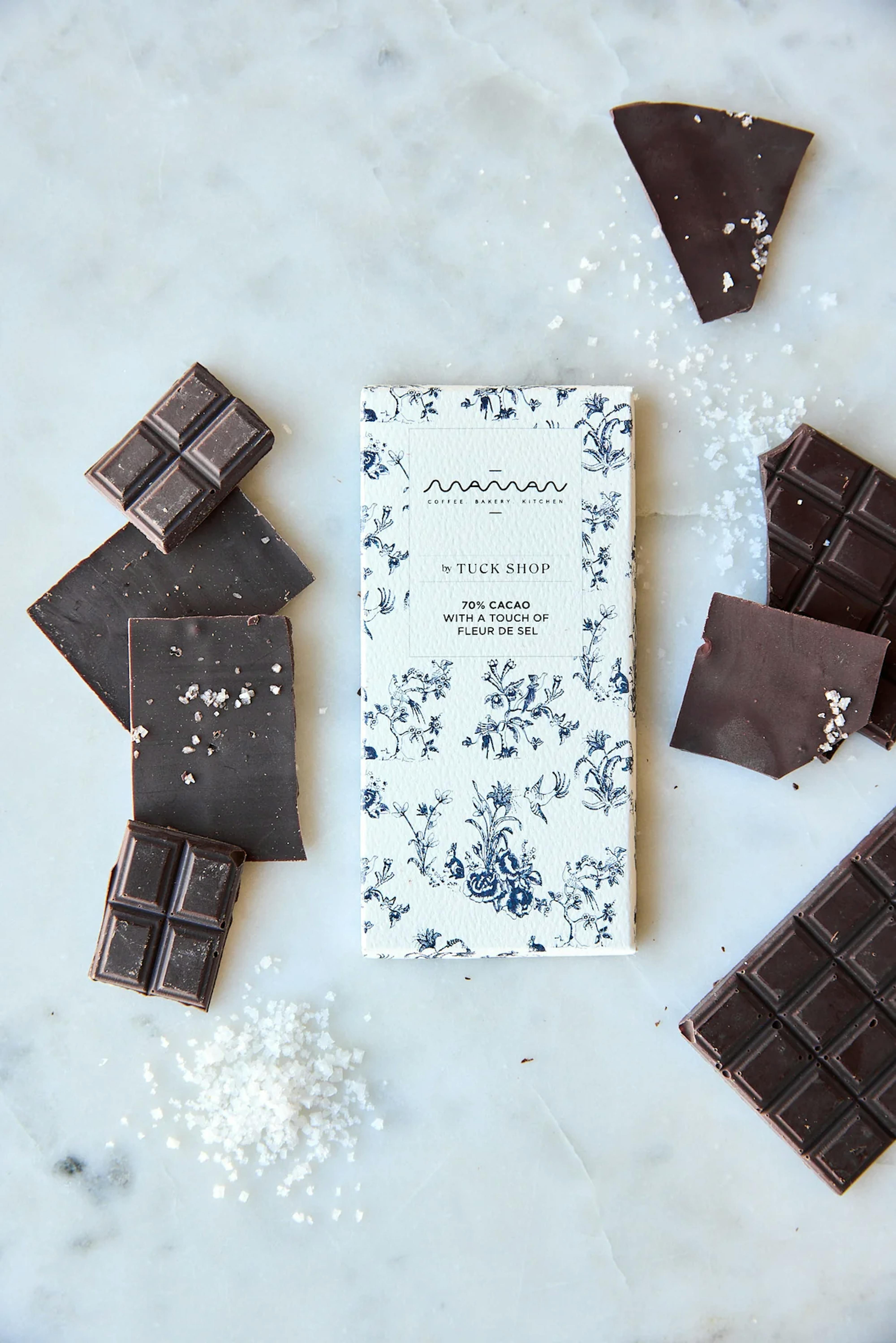 tuck shop x maman chocolate bar