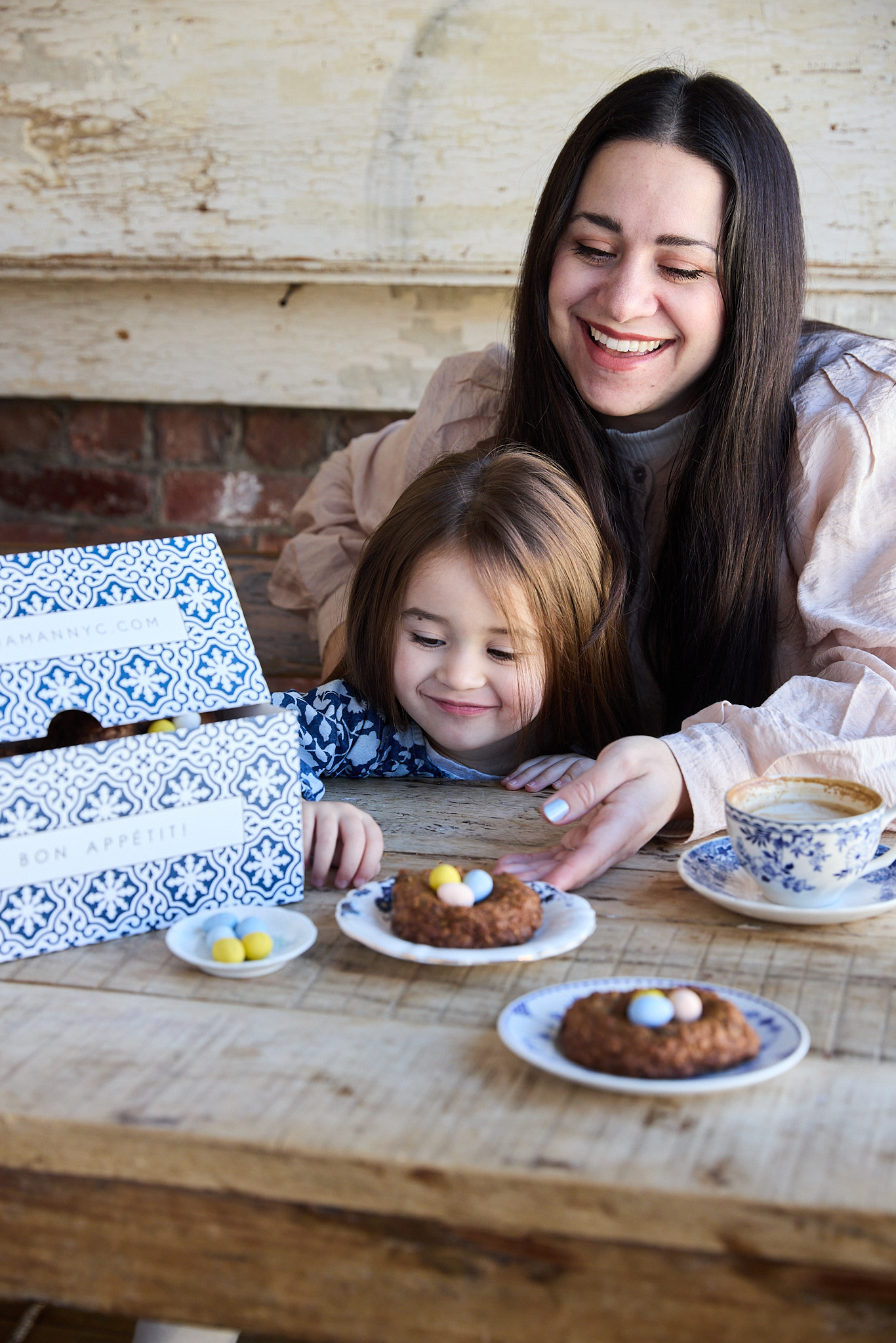 eggs in a nest oatmeal cookie with fiona and karen