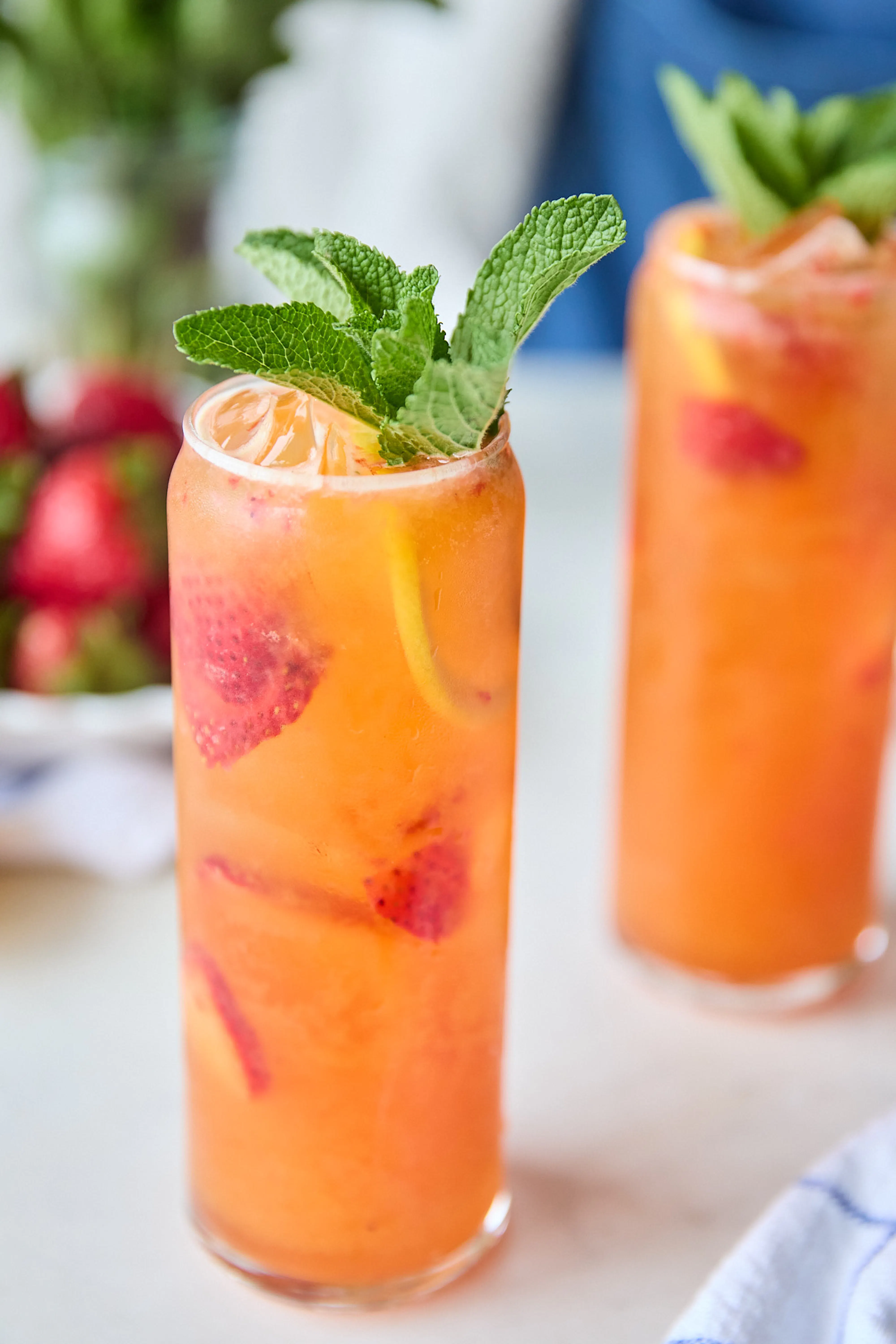 Martha Stewart's passionfruit green tea palmer