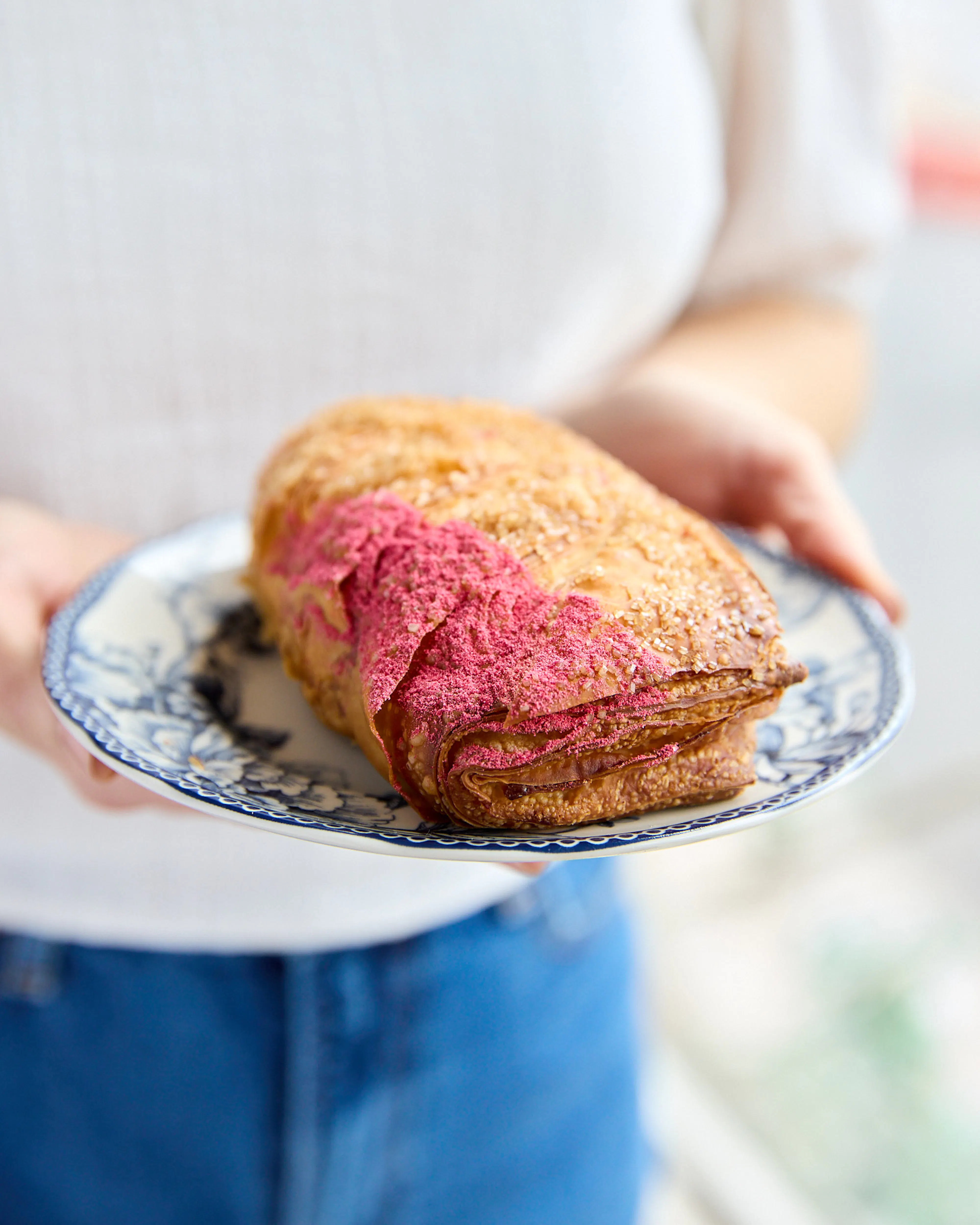 Martha Stewart's cherry cheesecake turnover