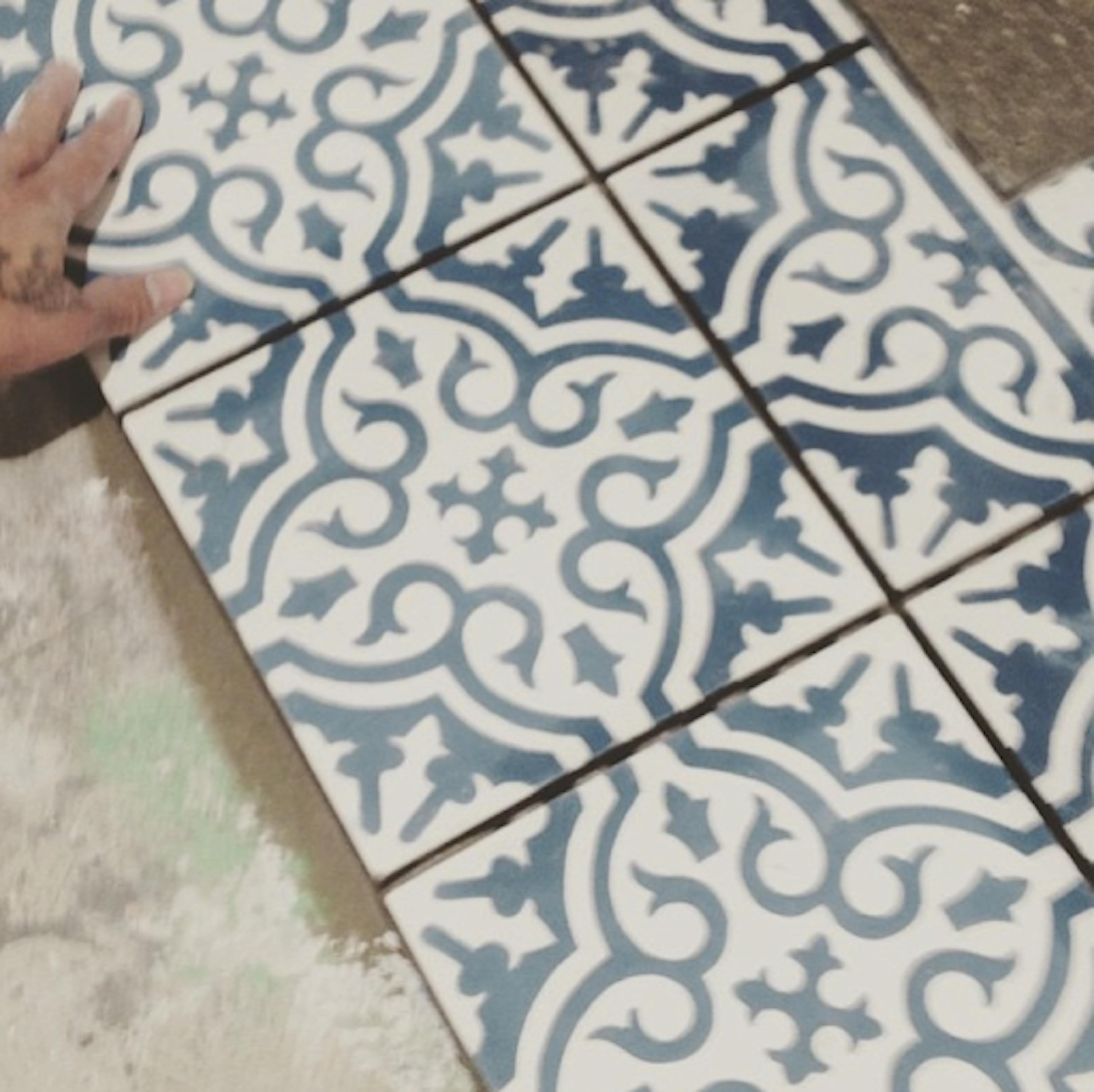 tiles in toronto café