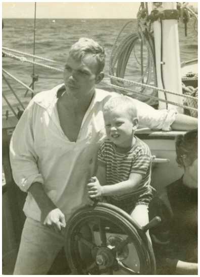 Floyd, Keith, and Doris 300 miles off the coast of New Zealand.
