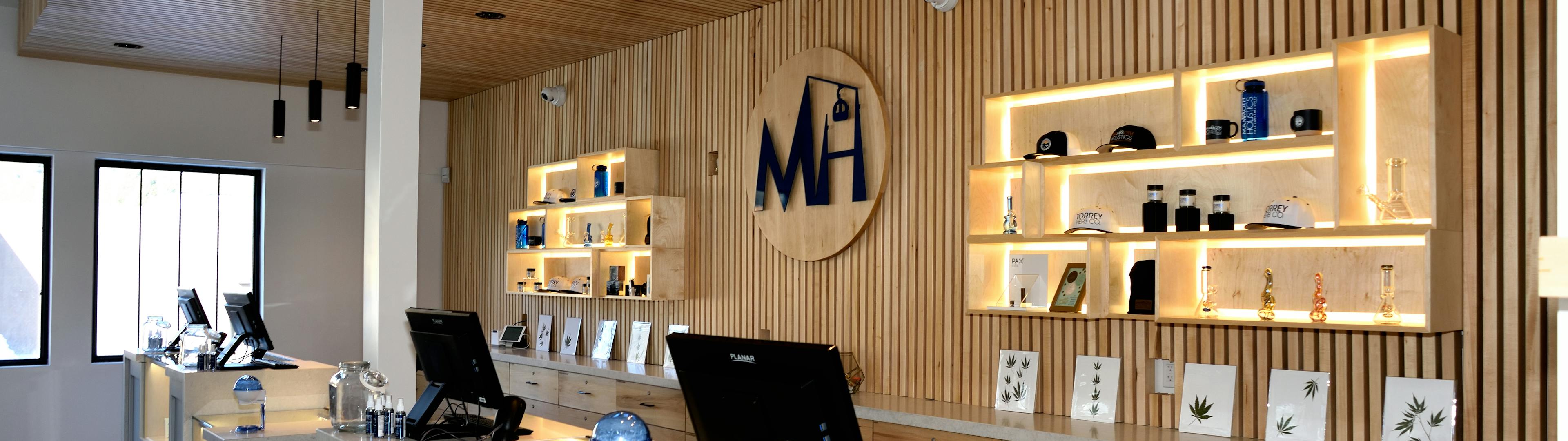 Mammoth Holistics store interior.
