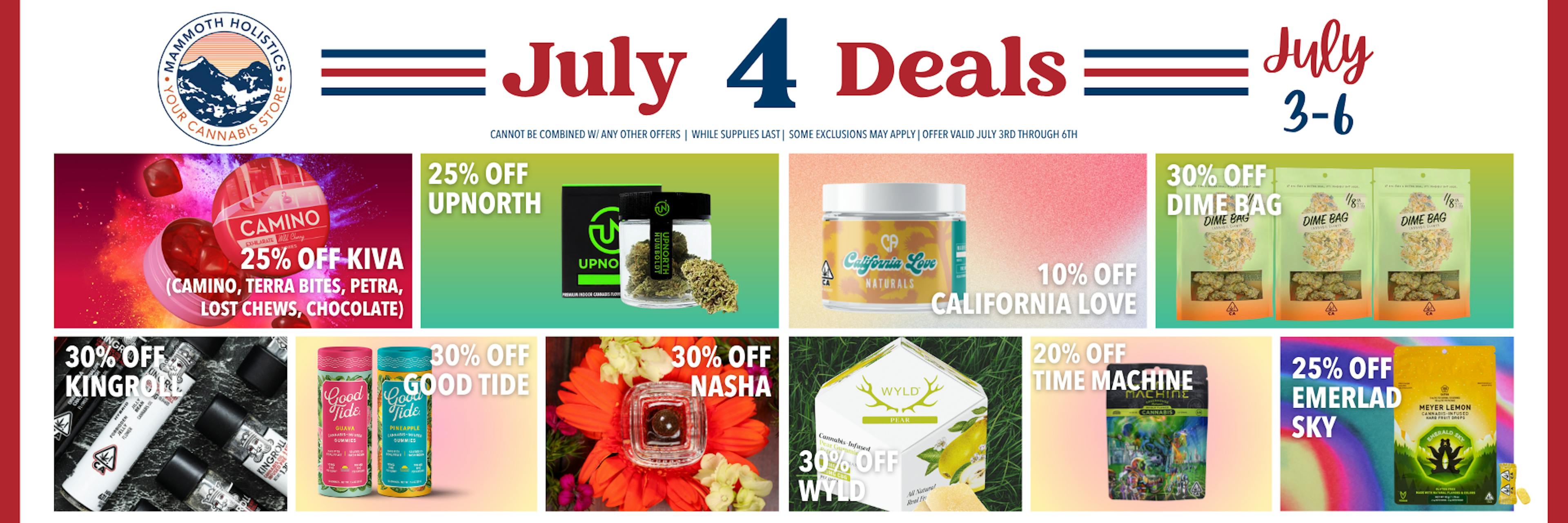 4th of July Deals.