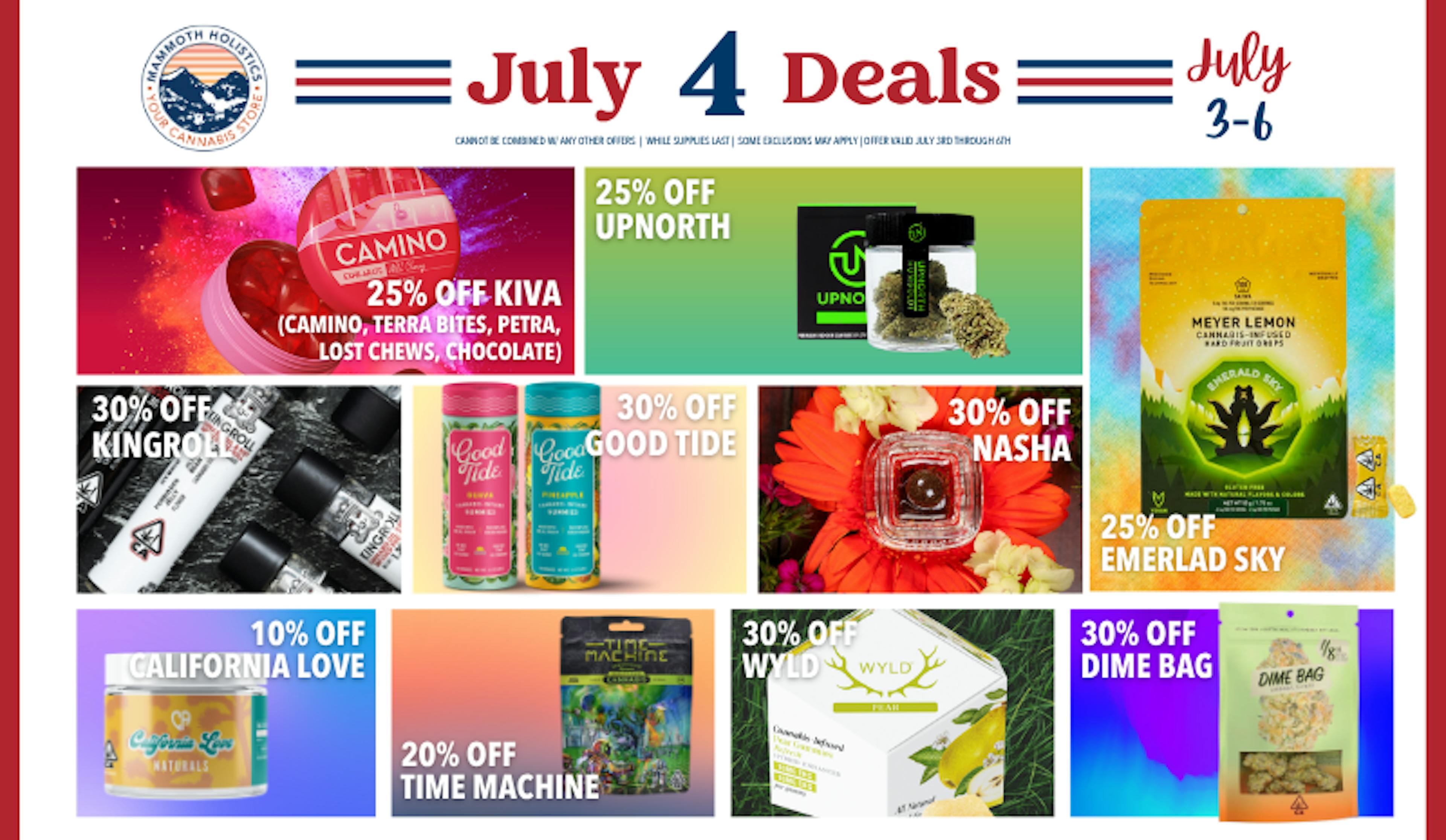 4th of July Deals.