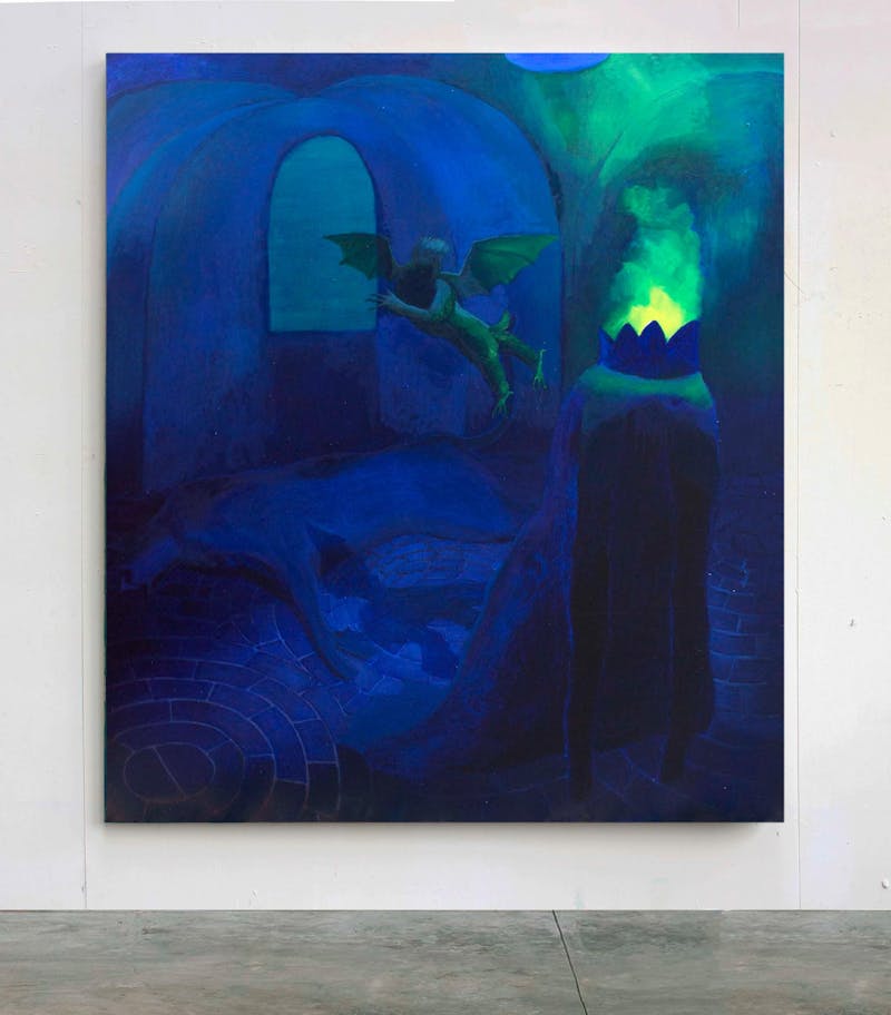 Nocturnal (Bad Dream), 2019, Oil on canvas, 130 × 155 cm 