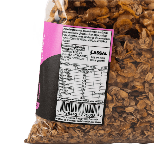 granola sana horneada rosario crocante saludable desayuno familia
