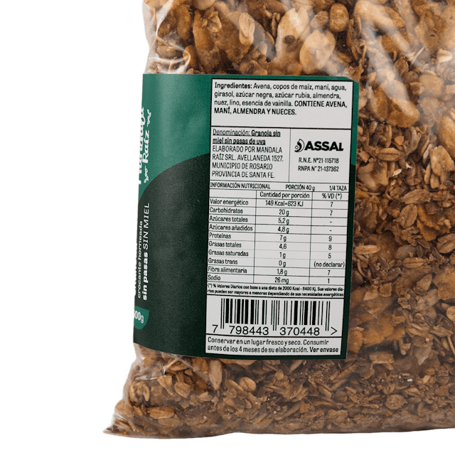 granola sana horneada rosario crocante saludable desayuno familia