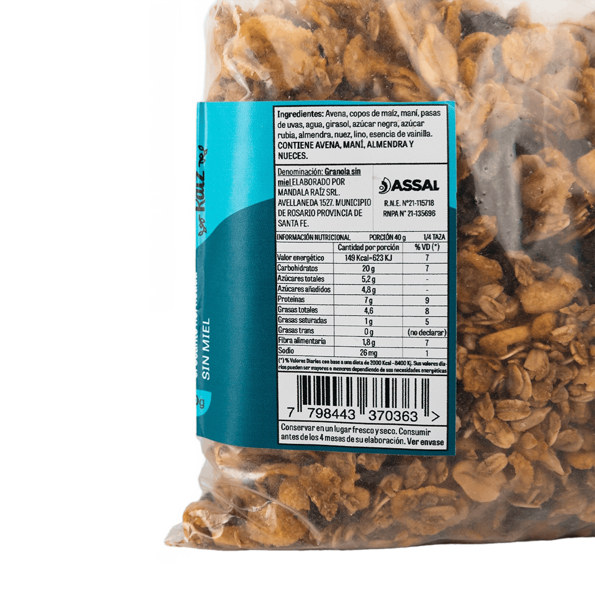 granola sana horneada rosario crocante saludable desayuno familia