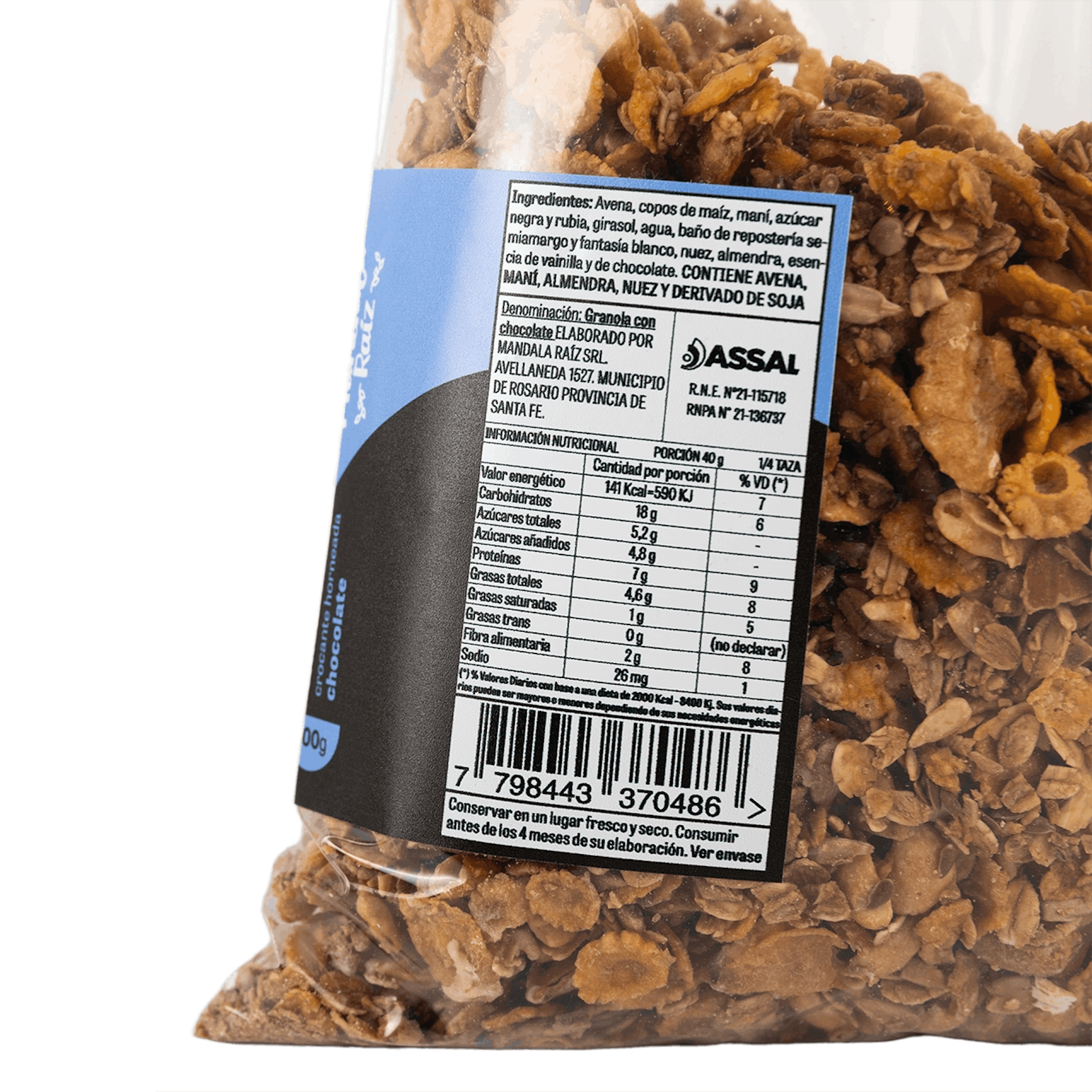 granola sana horneada rosario crocante saludable desayuno familia