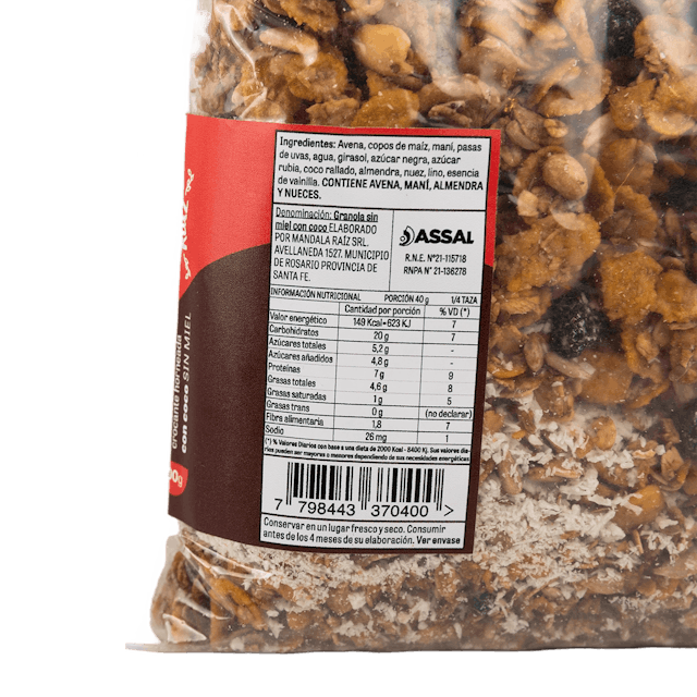 granola sana horneada rosario crocante saludable desayuno familia