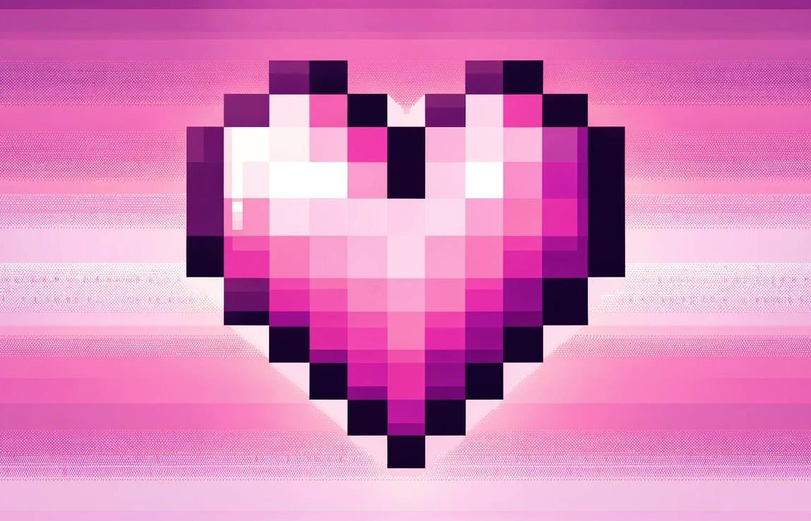 pixel heart