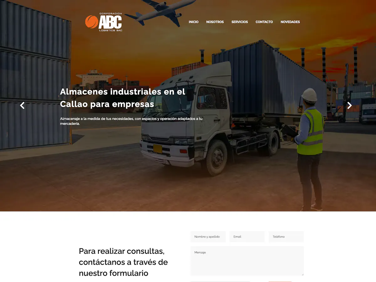 Proyecto de redes sociales para ABC Logistics por Mandarina