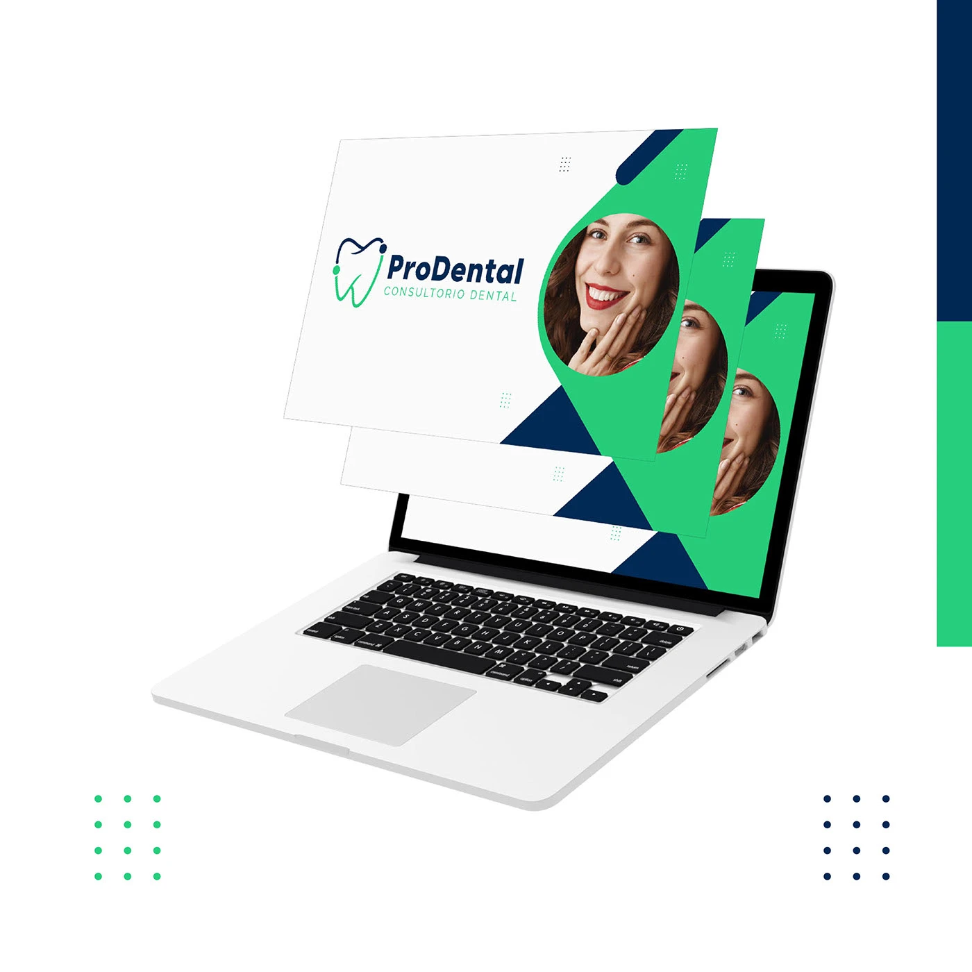 Proyecto de branding para Grupo Prodental por Mandarina