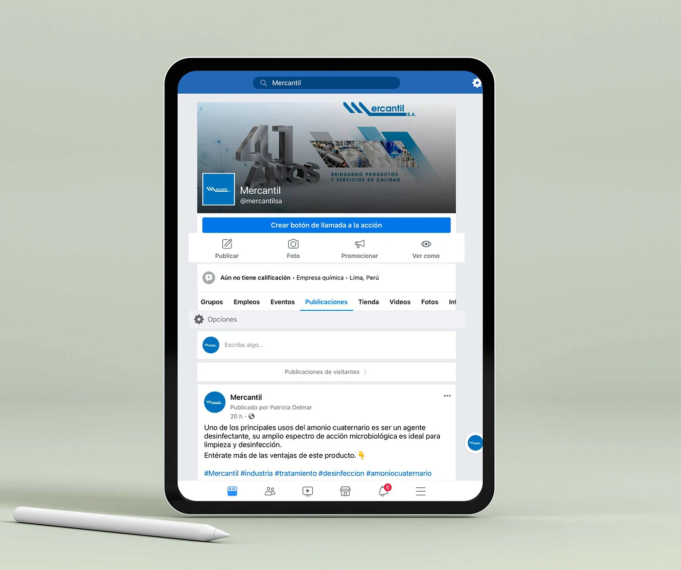 Proyecto de redes sociales para Mercantil S.A. por Mandarina