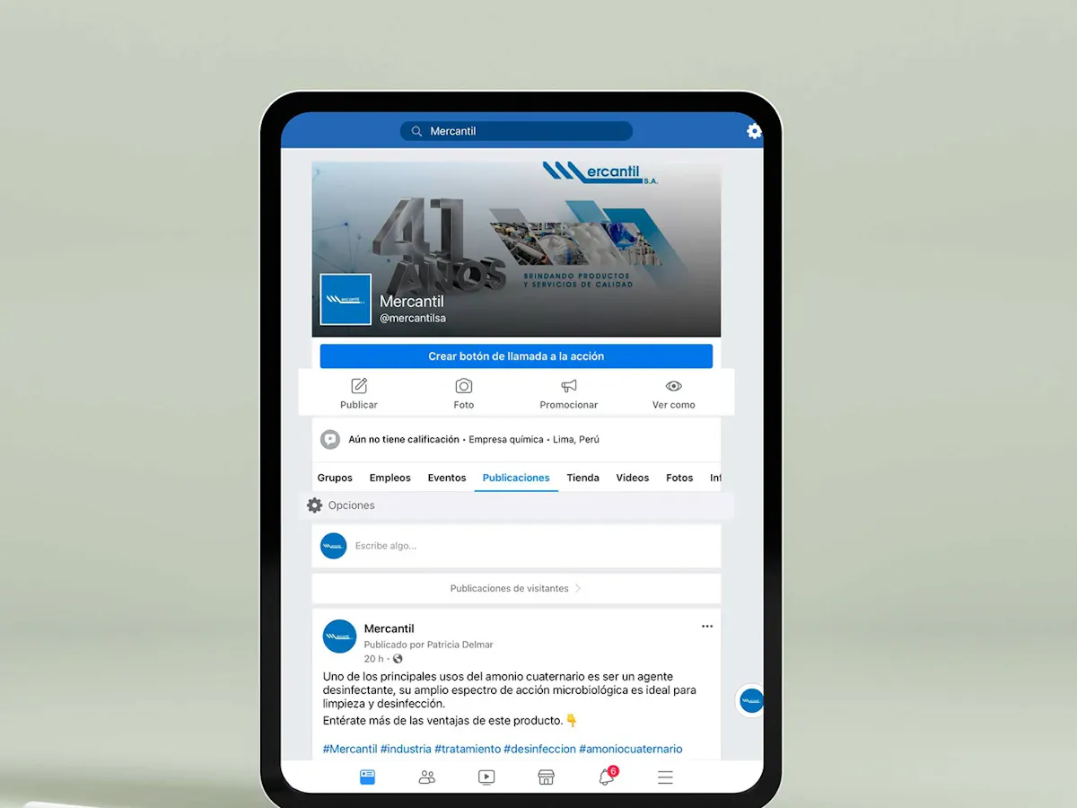 Proyecto de redes sociales para Mercantil S.A. por Mandarina