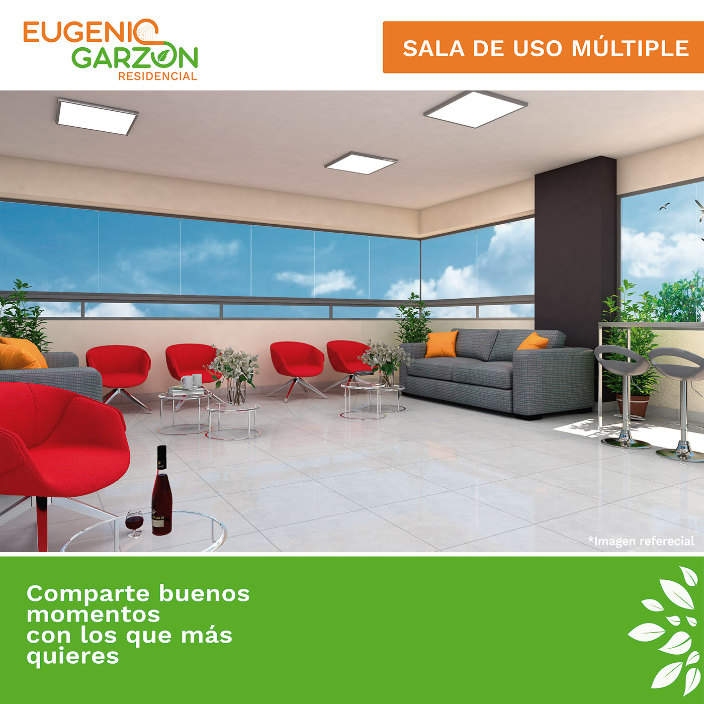Proyecto de branding para MAHPSA Corporación Inmobiliaria por Mandarina