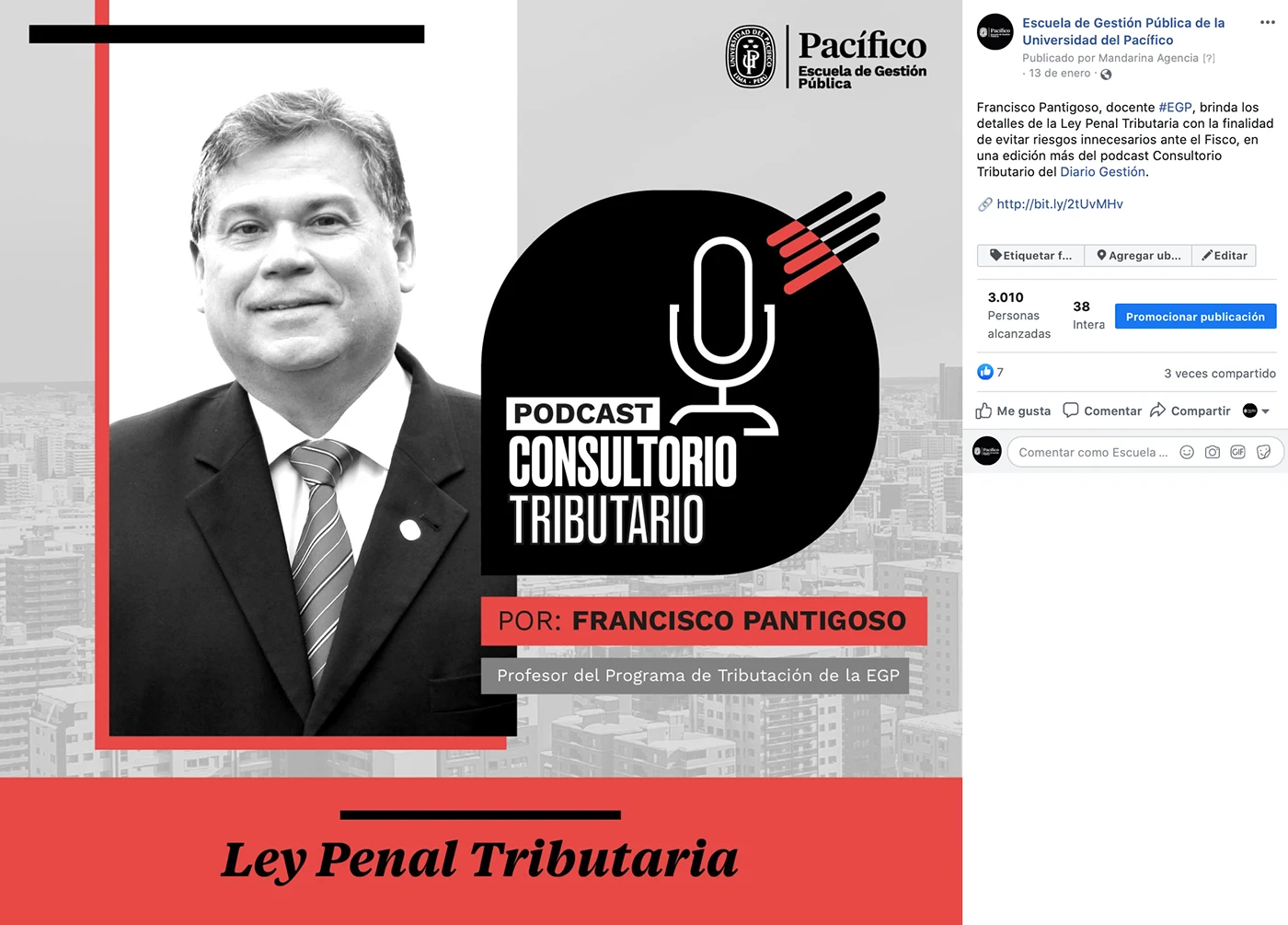 Proyecto de branding para Escuela de Gestión Pública UP por Mandarina