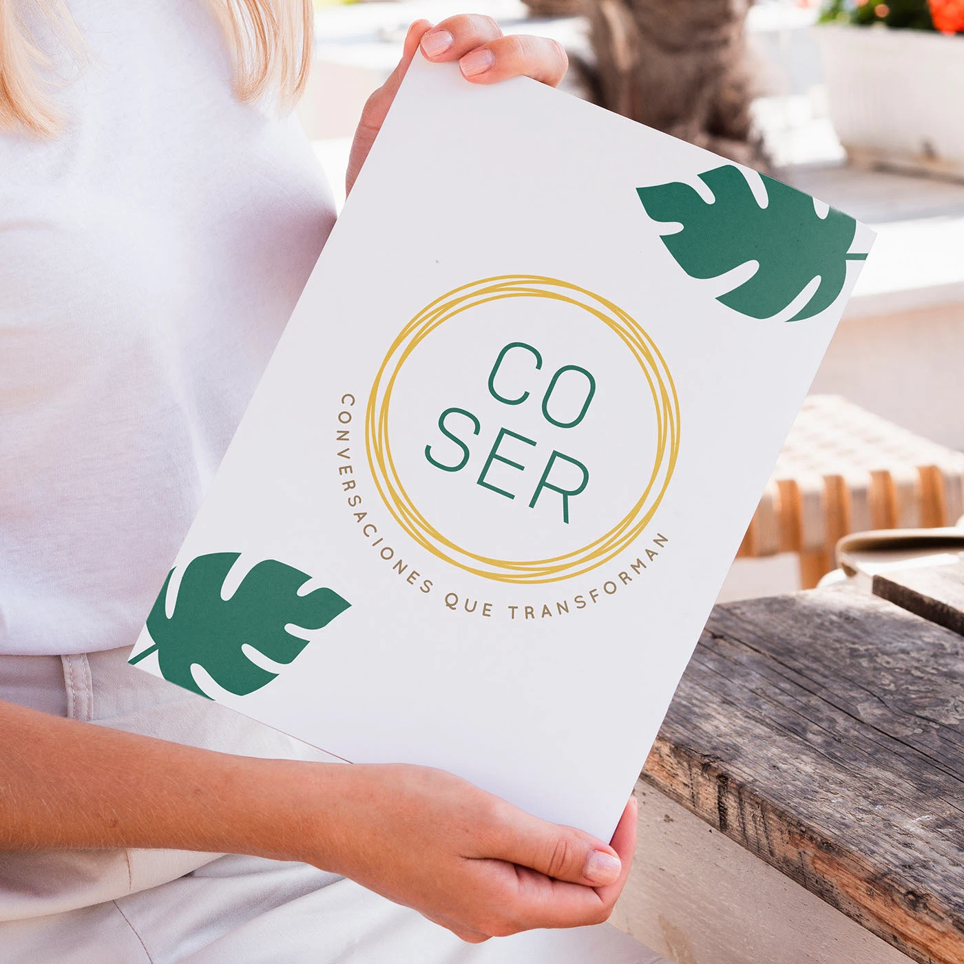 Proyecto de branding para CO Ser — Conversaciones que Transforman por Mandarina