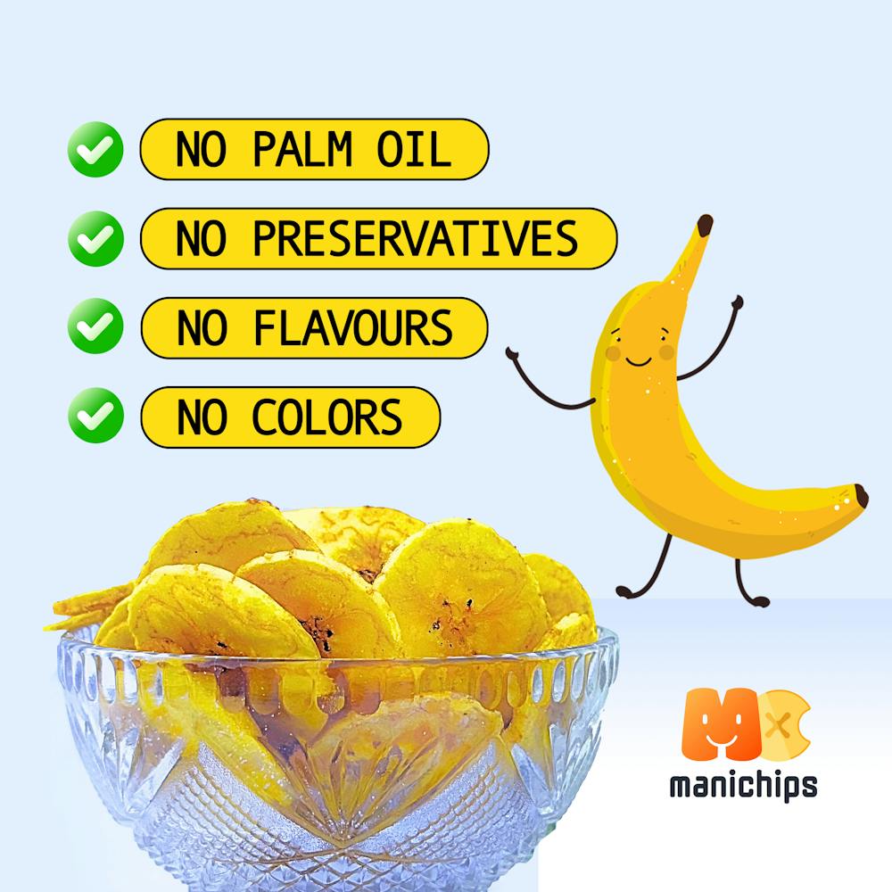 Banana chips in a bowl