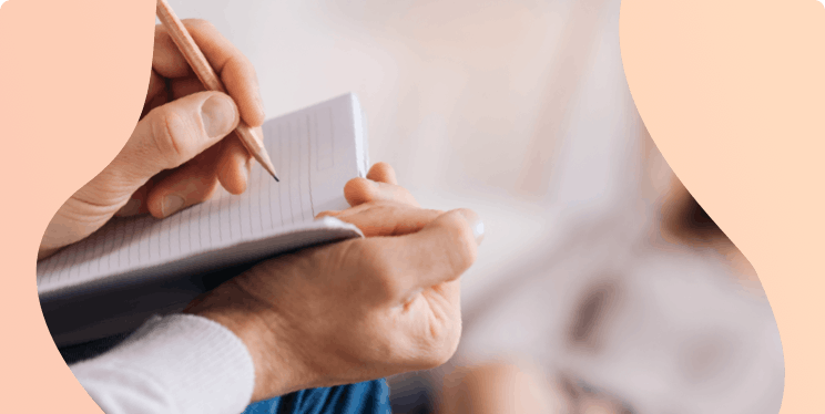 taking notes
