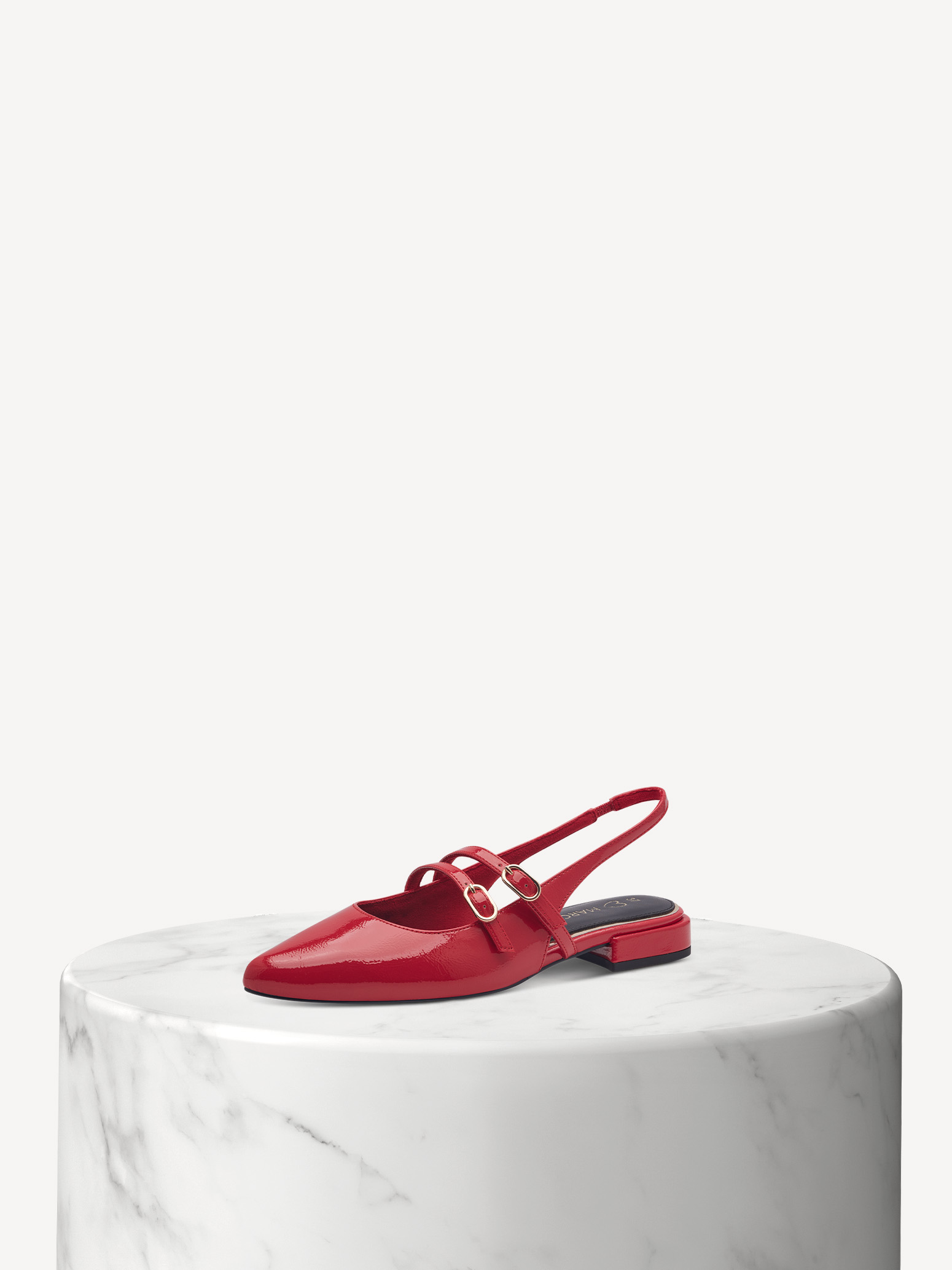 Décolleté rosse con cinturino