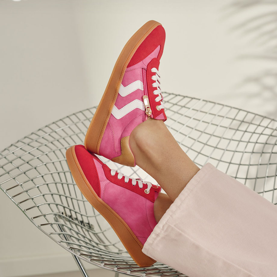 Pinke Sneaker