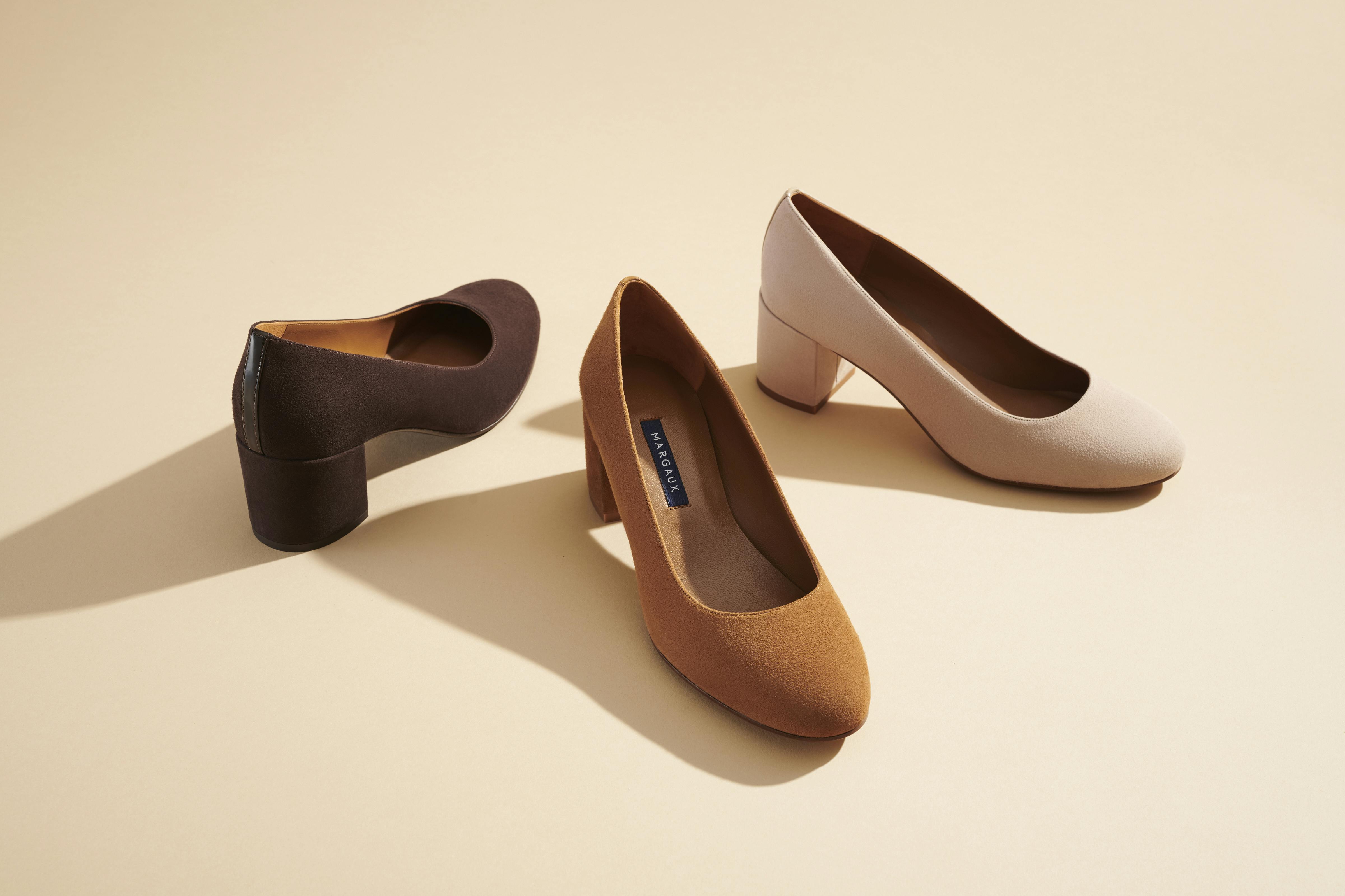 Product iamge of The Heel in three different colorways.