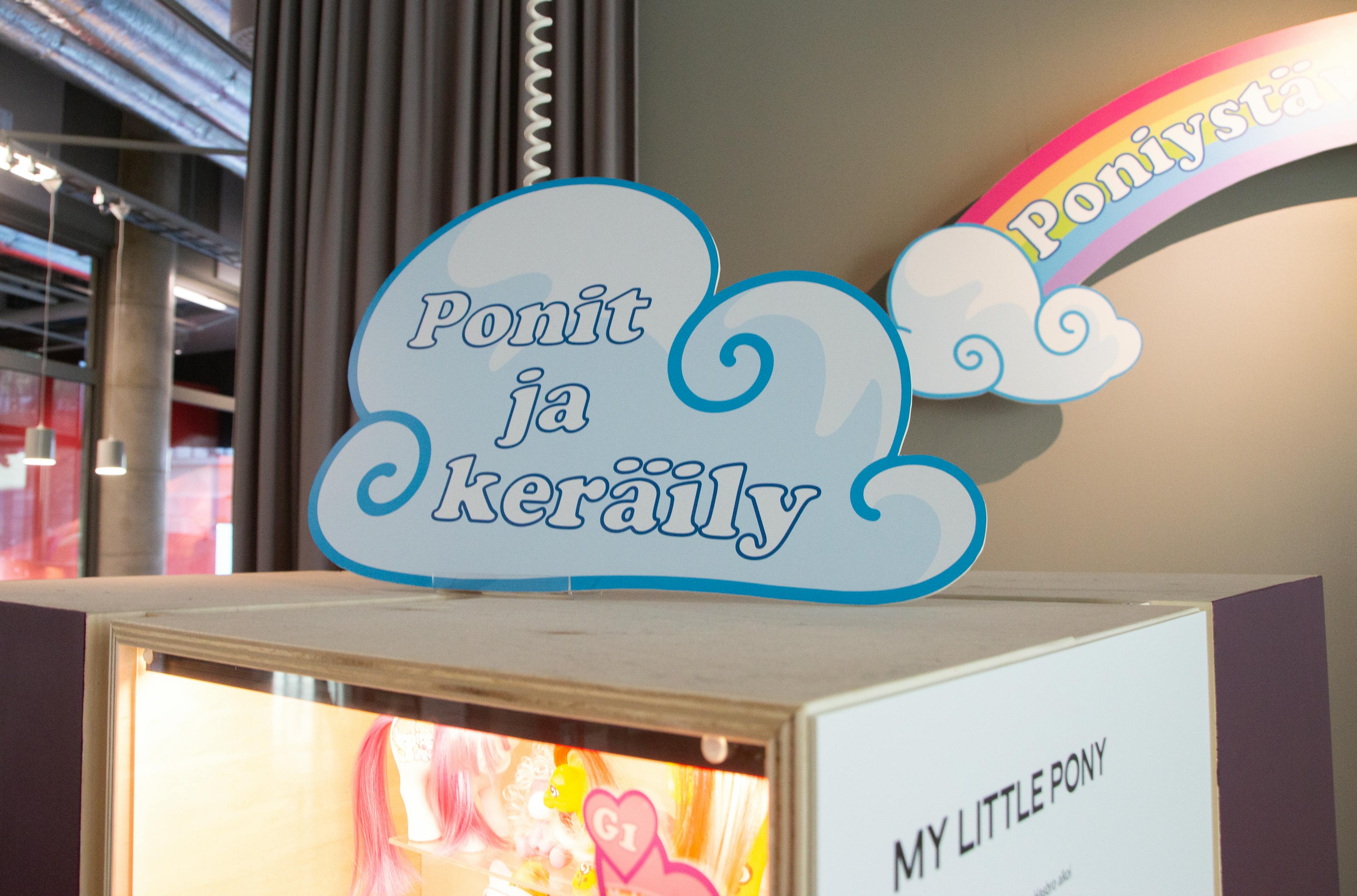 Pony Friendship is Forever! display case close up