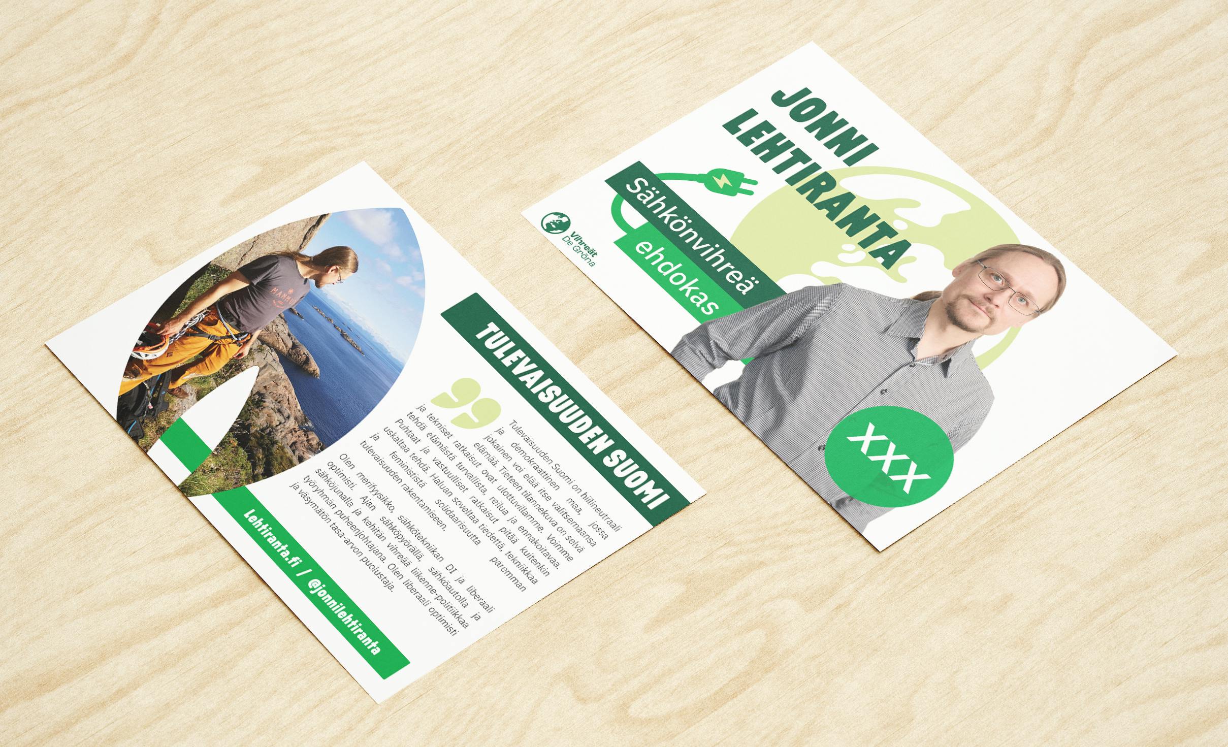 A campaign flyer