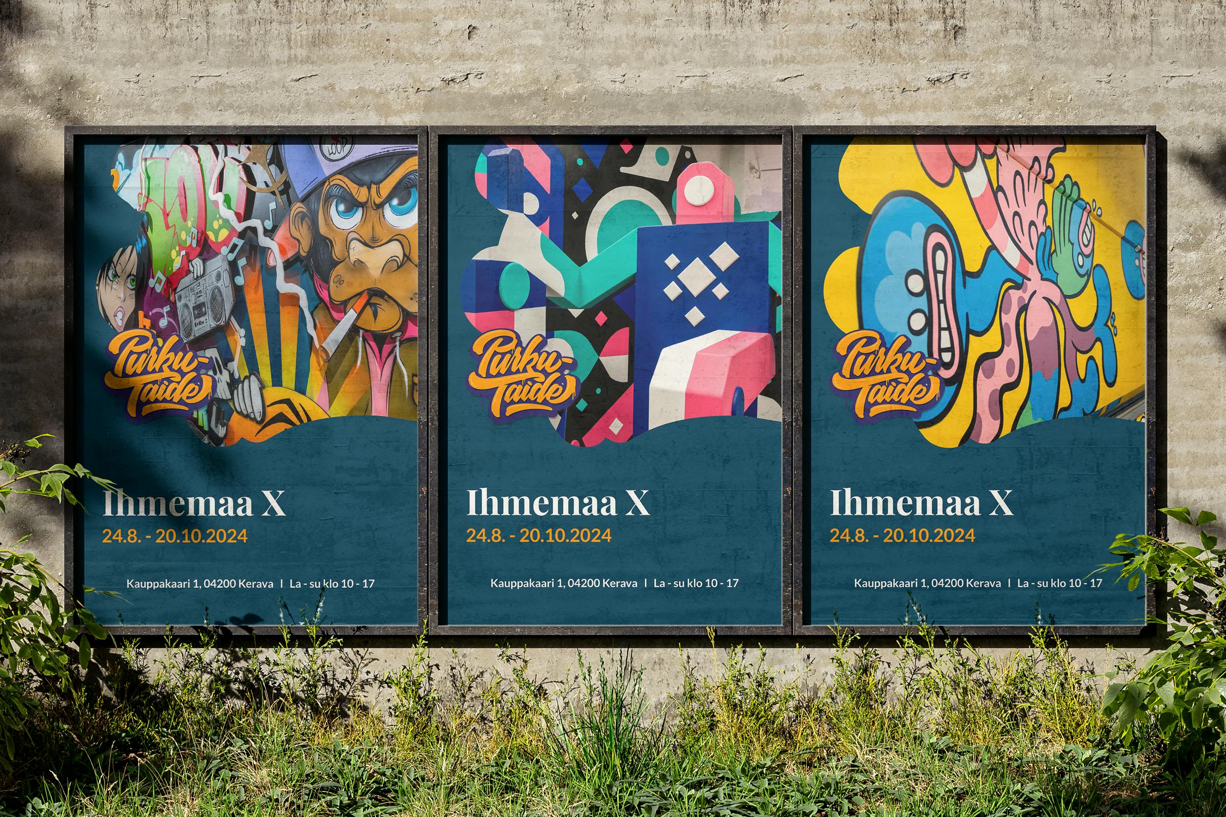 Three Wonderland X posters