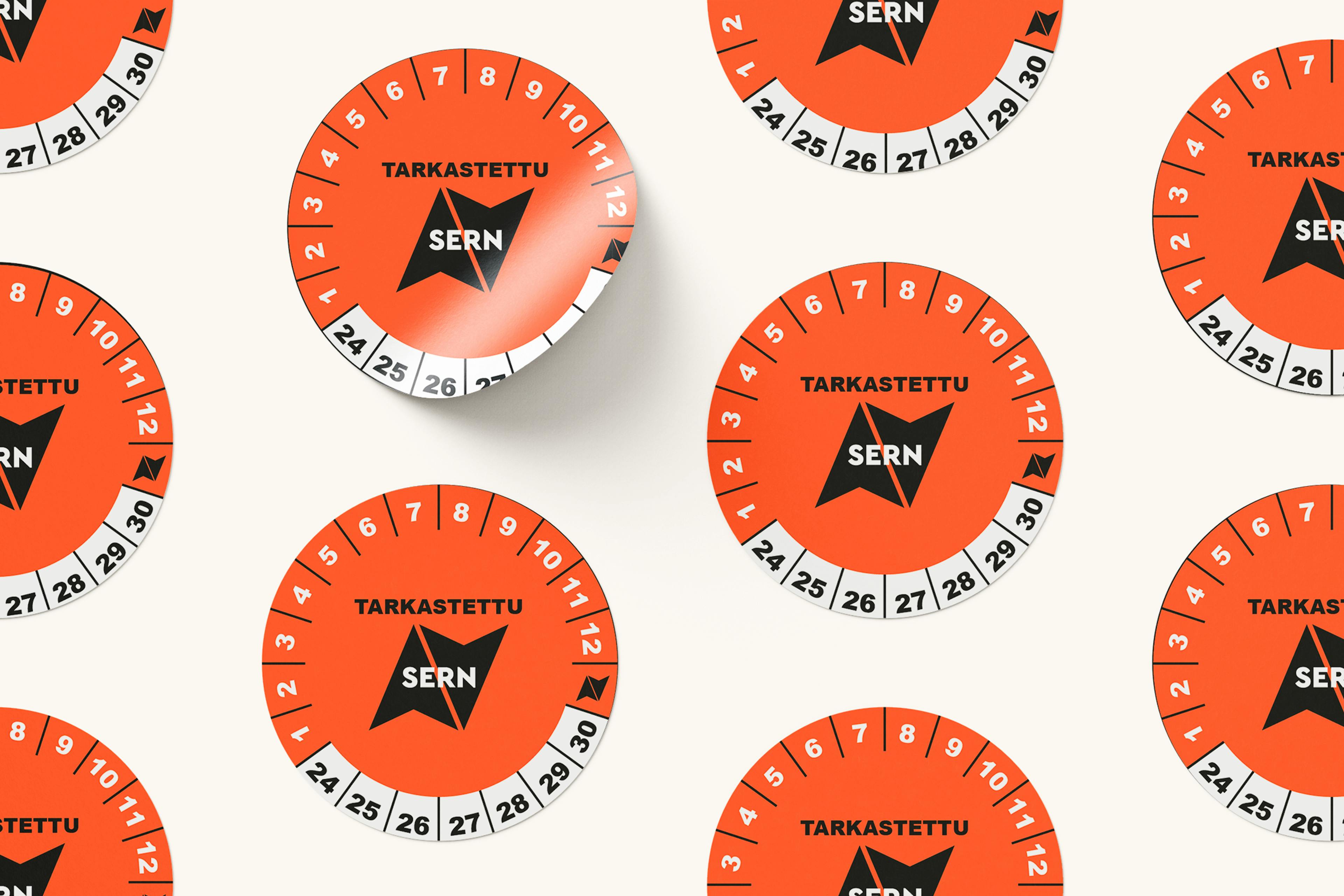 Round Sern stickers