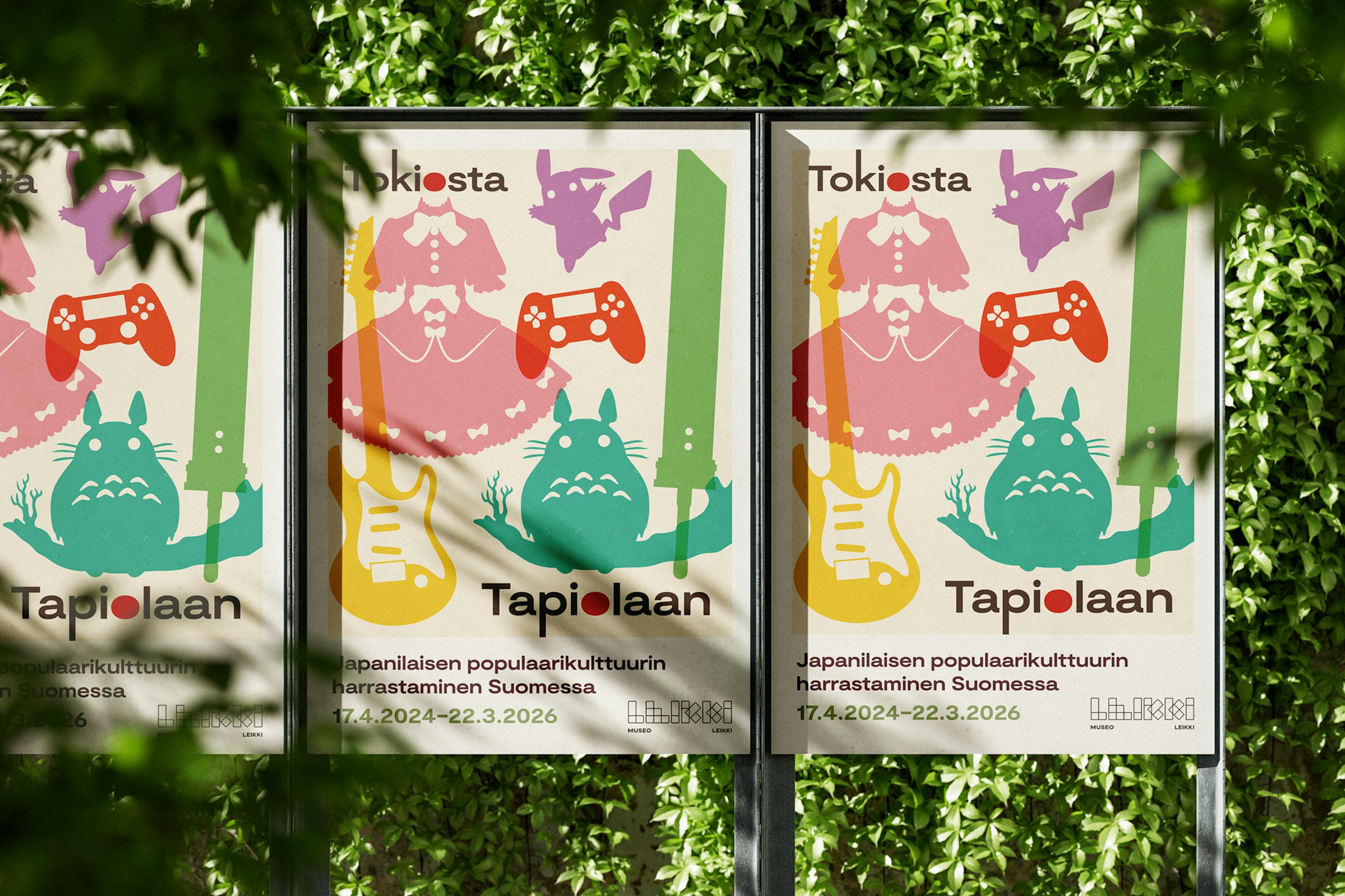 From Tokyo to Tapiola posters outside