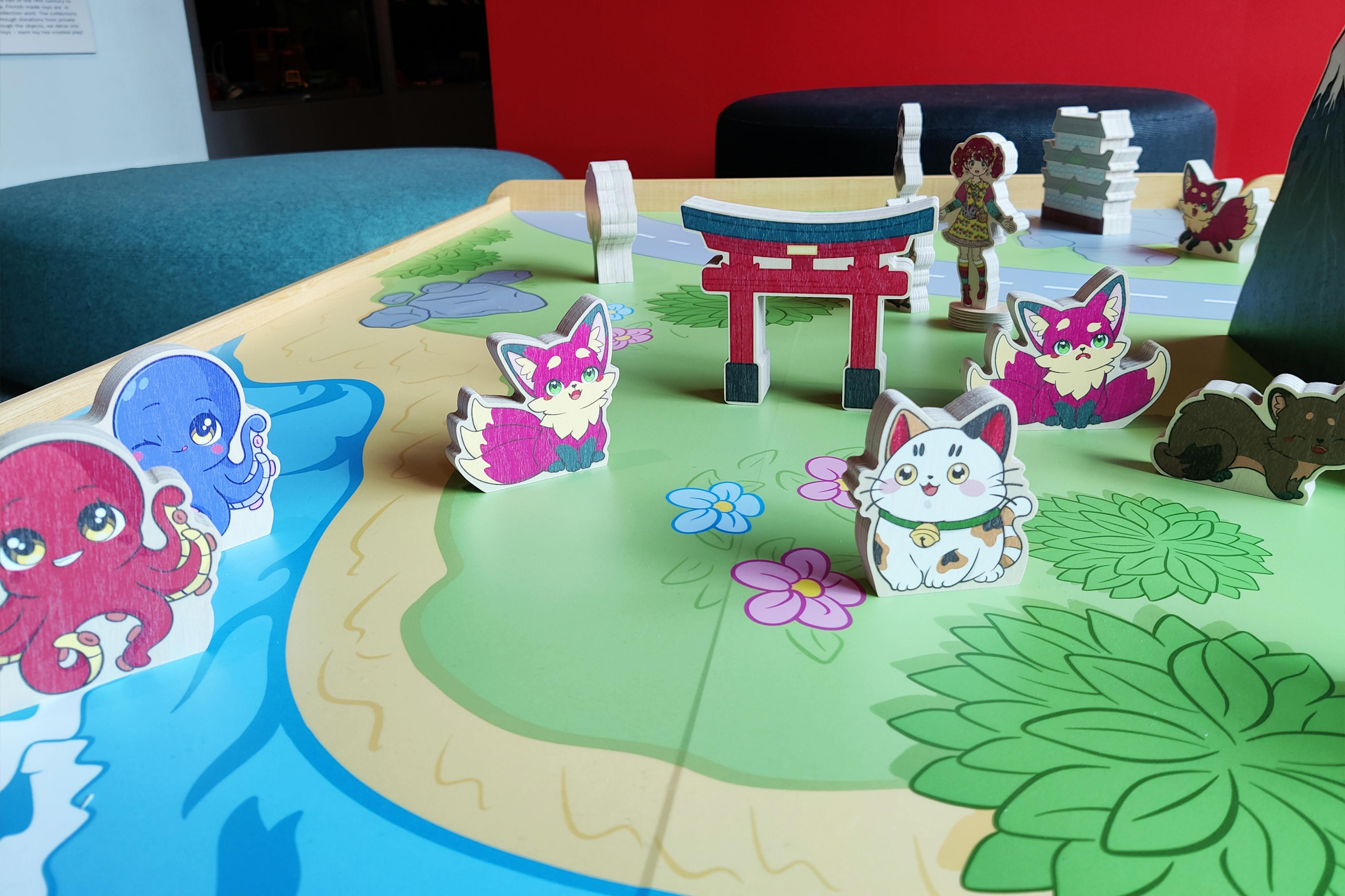 Japan-themed block play area 2